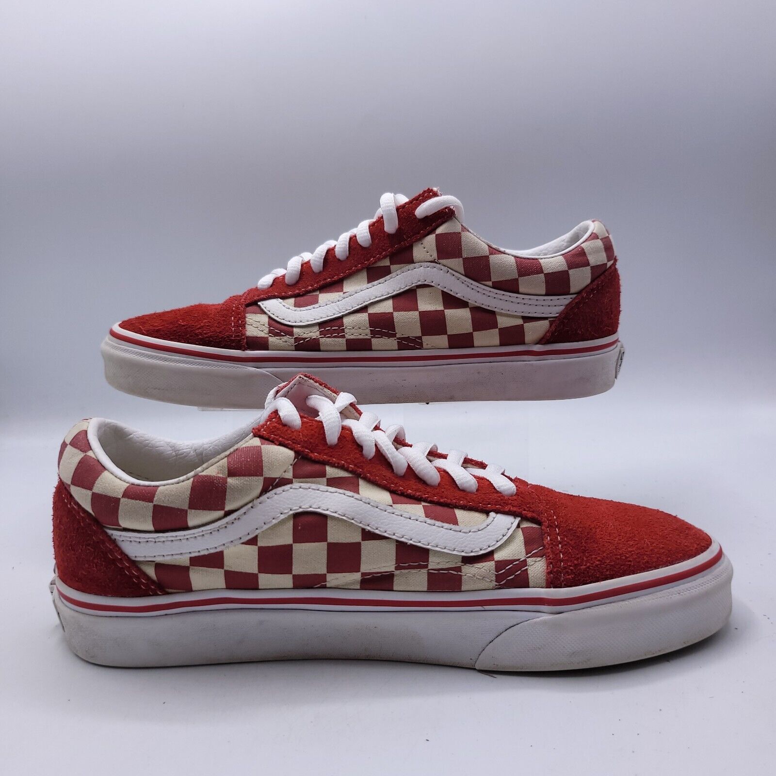 Vans Vans Off the Wall Old Skool Shoe Womens Size 7.5 500714 Red Size US 7.5 / IT 37.5 - 6 Thumbnail
