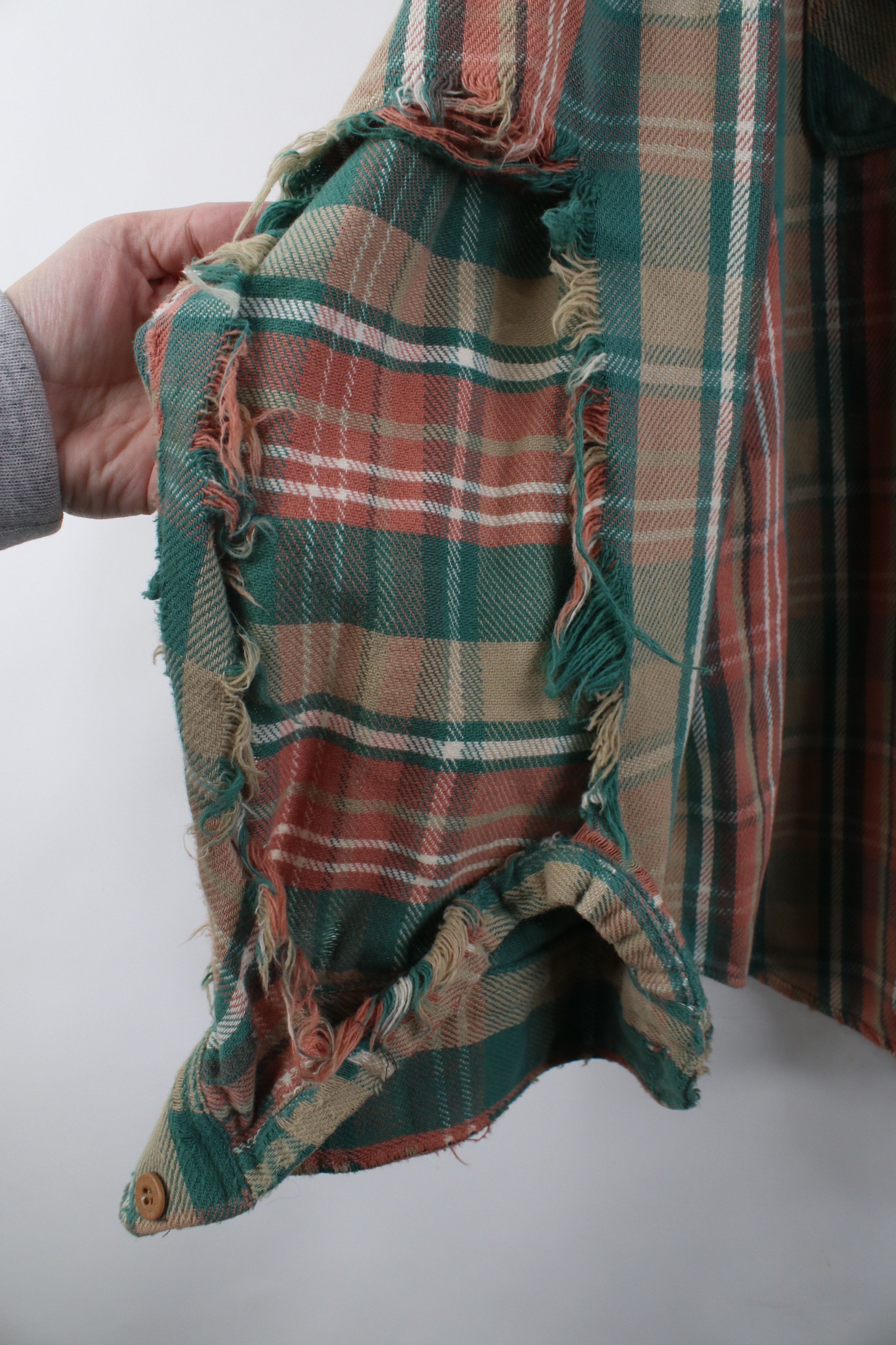 Vintage AS IS Vintage 70s Big Mac Collared Button Shirt Plaid USA Size US XL / EU 56 / 4 - 4 Thumbnail