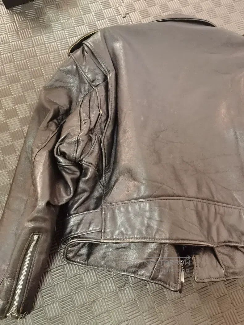 Schott Schott 618 leather jacket cable-stayed leather coat Size US S / EU 44-46 / 1 - 7 Thumbnail