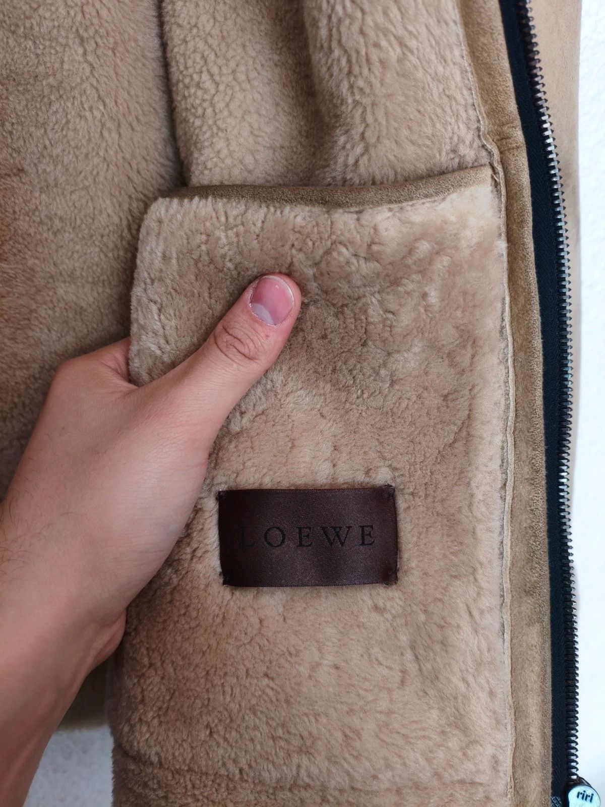 Loewe Loewe vintage made in Spain bomber shearling jacket Size L / US 10 / IT 46 - 6 Thumbnail