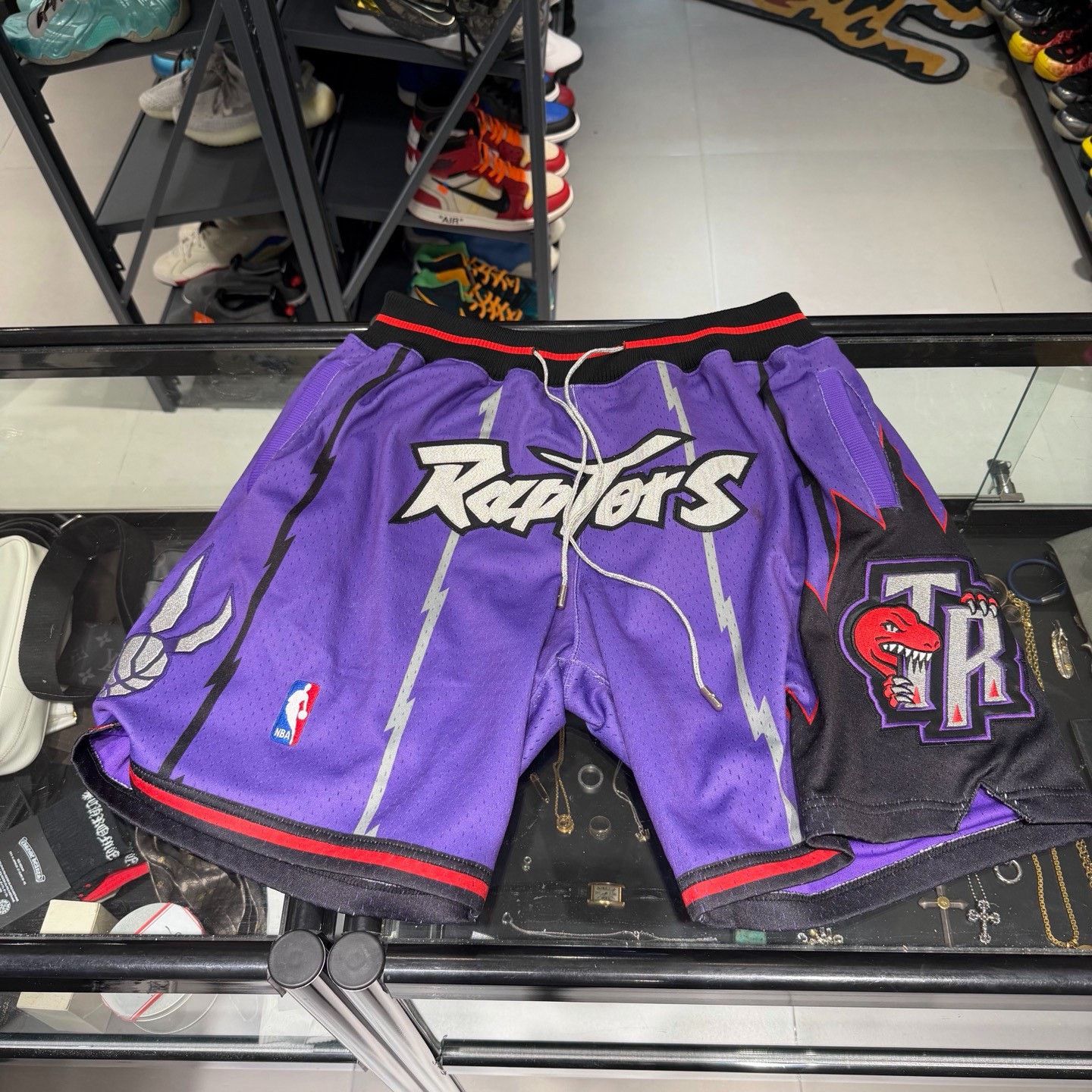 Just Don Just Don x Mitchell & Ness Raptors Shorts Size US 30 / EU 46 - 1 Thumbnail