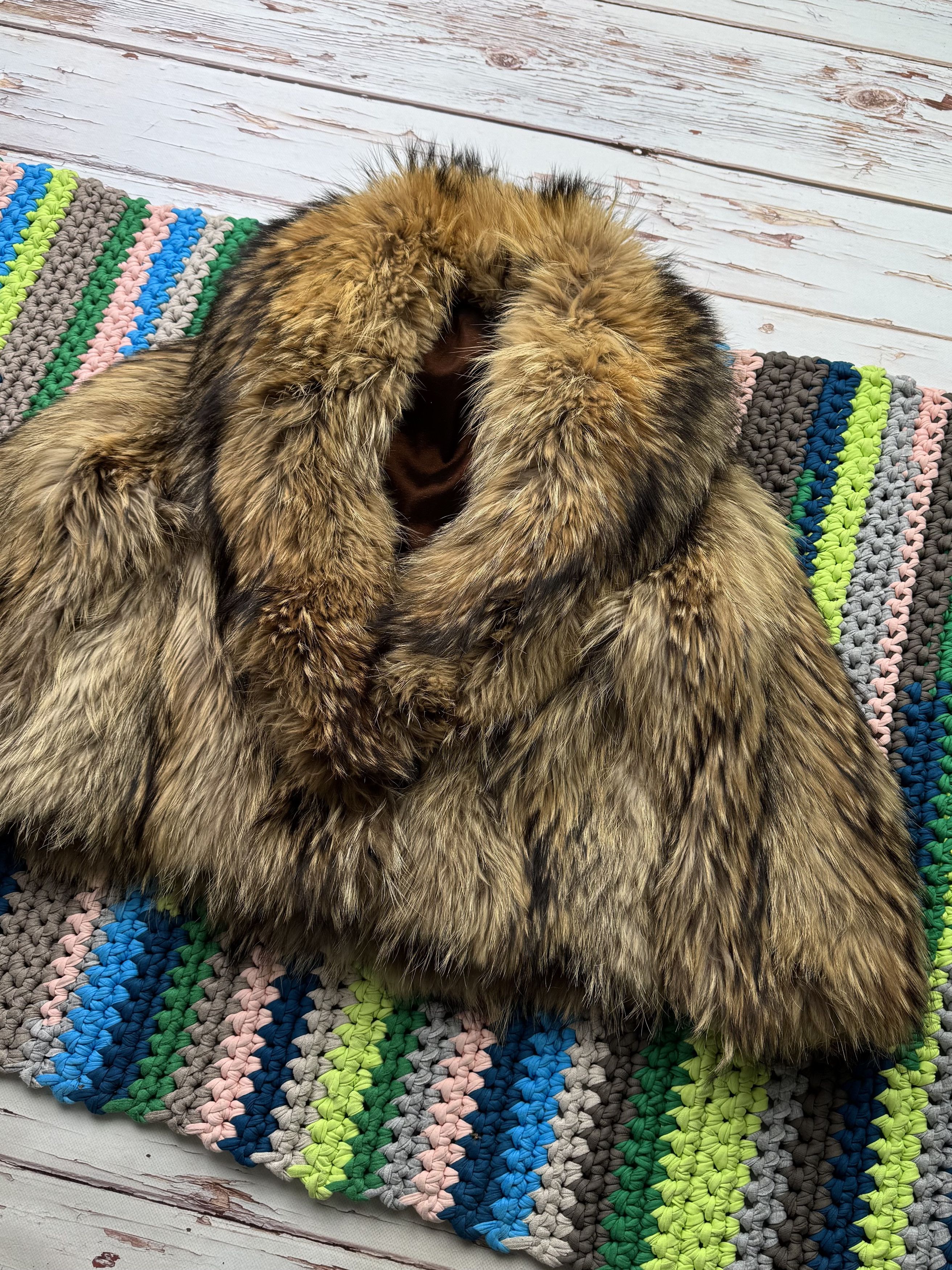 Japanese Brand Vintage Fluffy Real Fur Cropped Jacket D15 Size S / US 4 / IT 40 - 3 Thumbnail