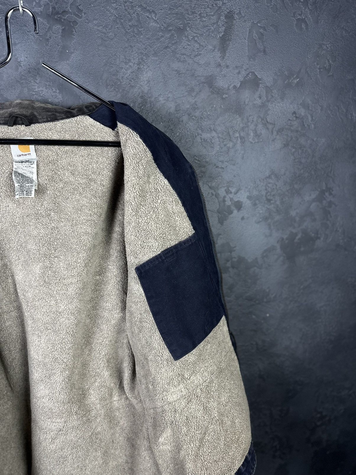 Carhartt × Vintage Vintage 90s Blue Faded Carhartt Detroit Jacket Size US L / EU 52-54 / 3 - 11 Thumbnail