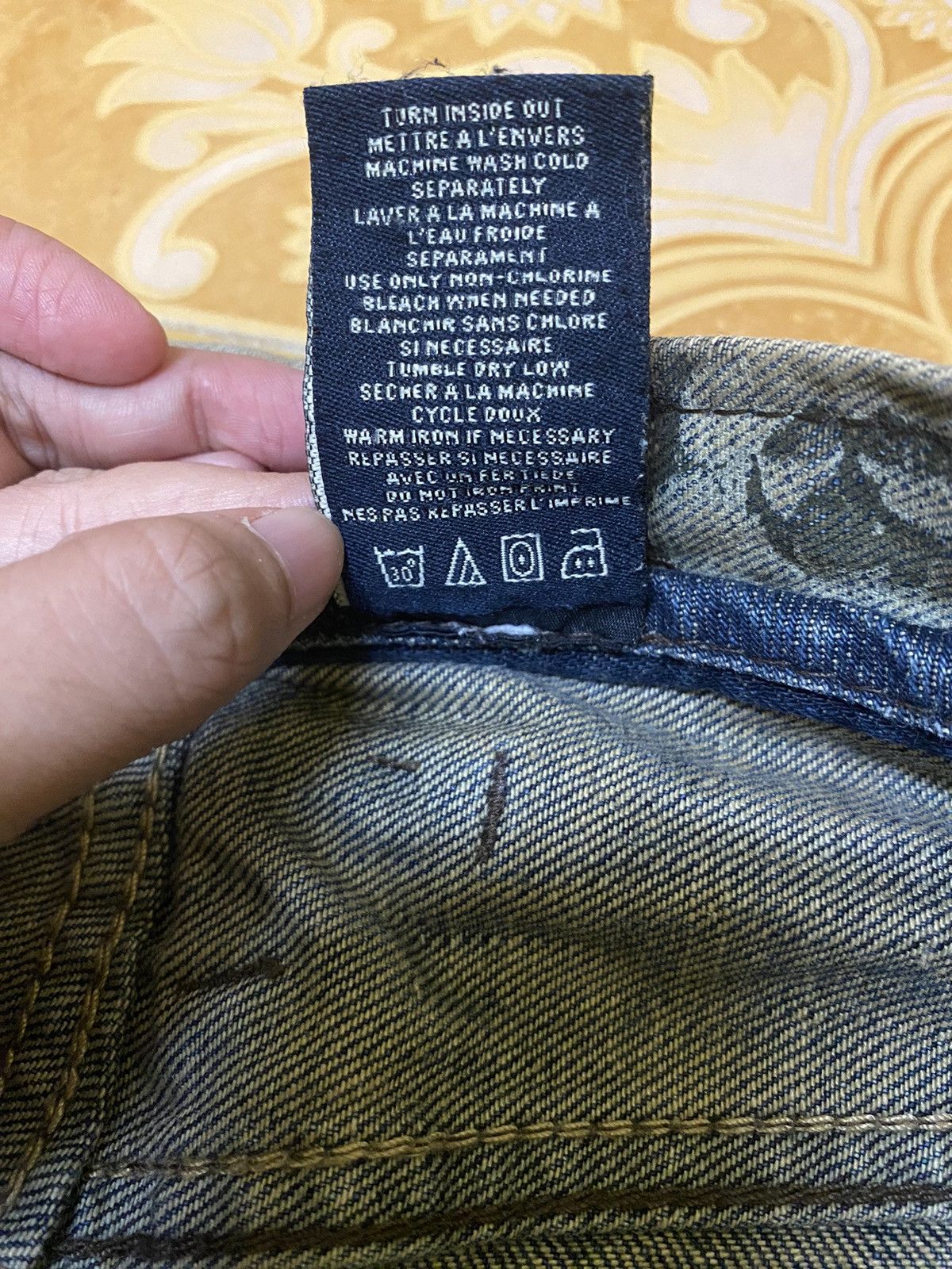 Japanese Brand × Live Mechanics Live Mechanics Denim Jeans vintage Size US 33 - 19 Thumbnail