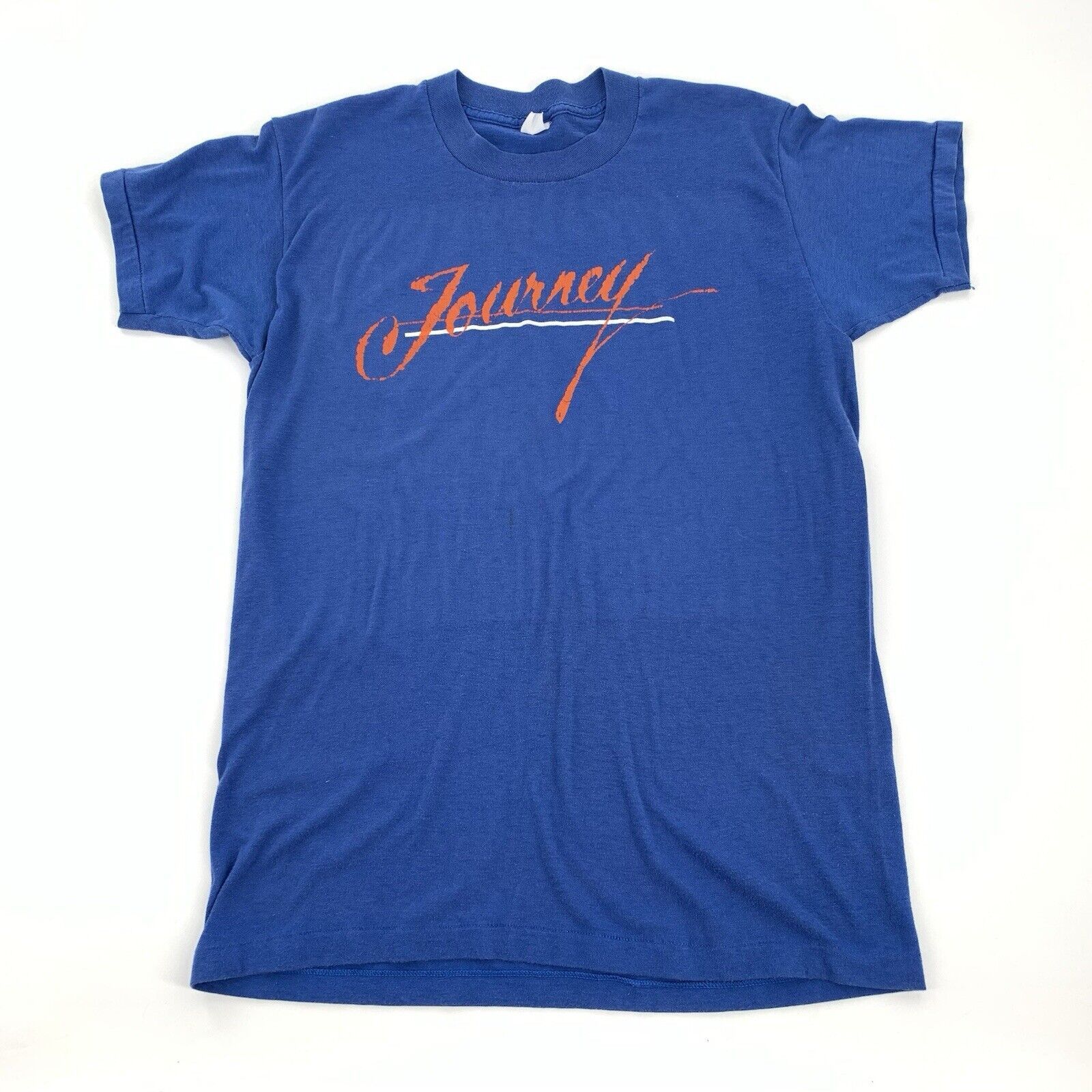 Vintage Vintage 1980 Journey Short Sleeve Single Stitch Band T-Shirt Size US M / EU 48-50 / 2 - 1 Thumbnail