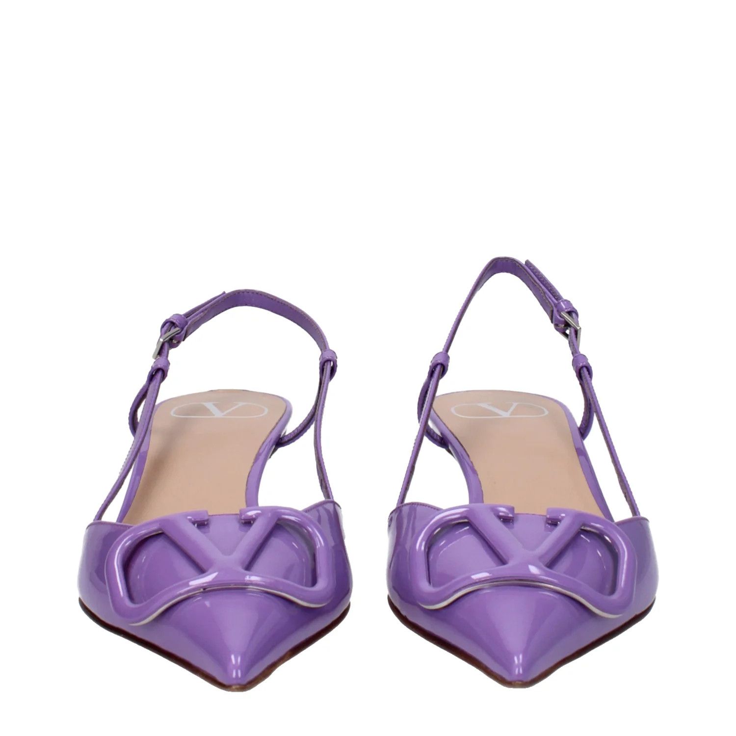 Valentino ob1o1e1224 Patent Leather Sandals in Lilac Size US 6.5 / IT 36.5 - 3 Thumbnail
