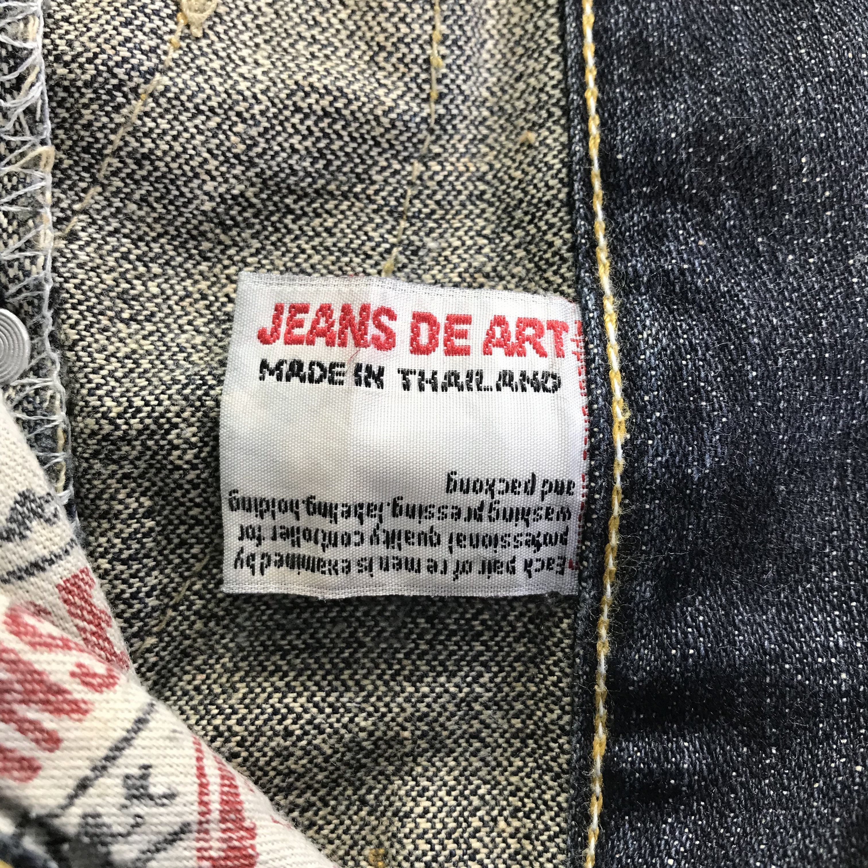 Japanese Brand Vintage Jeans De Art Cargo Jeans Multi Pocket Denim KJ3191 Size US 32 / EU 48 - 12 Thumbnail