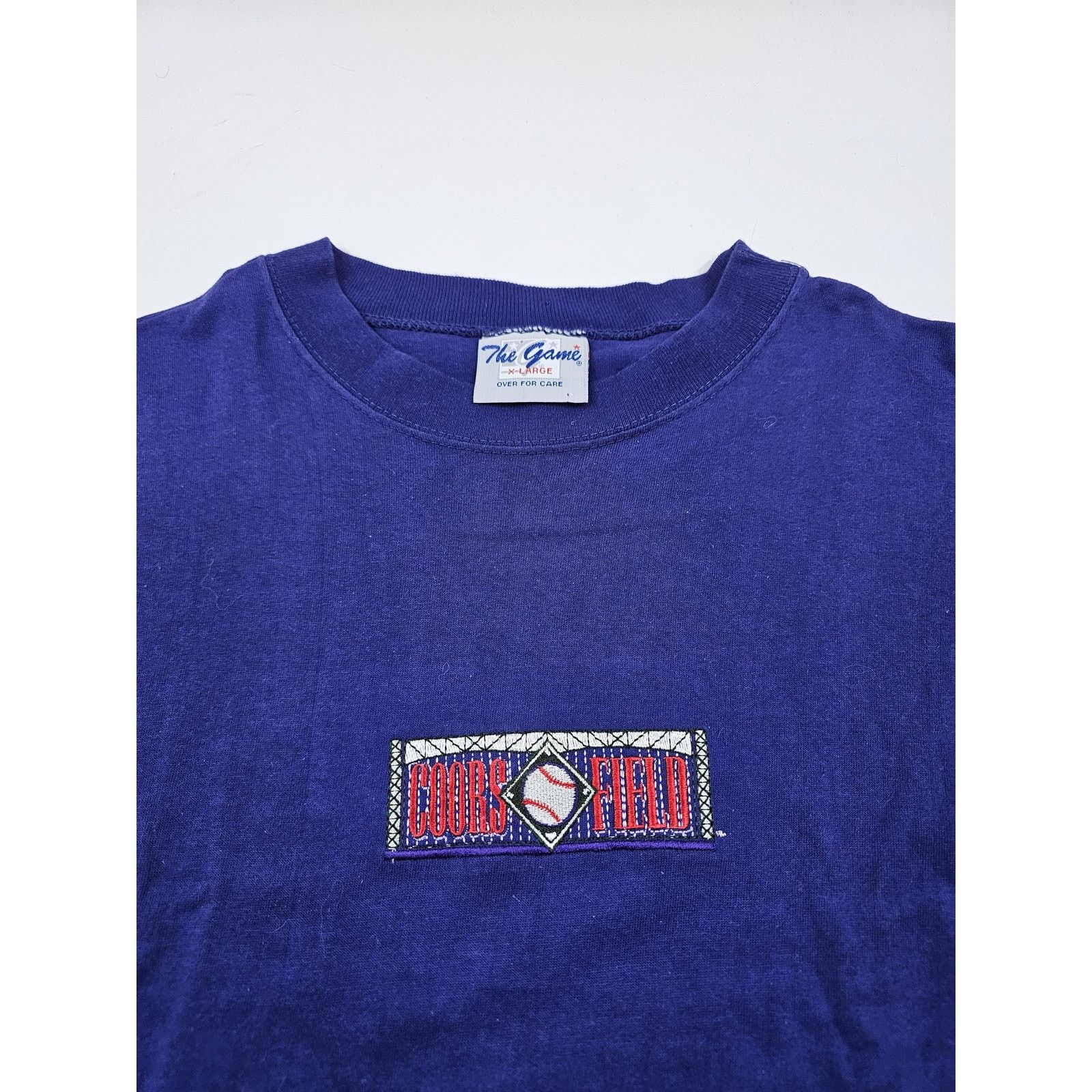 The Game 90s The Game Coors Field Denver MLB T-Shirt Purple Sz XL Size US XL / EU 56 / 4 - 2 Thumbnail