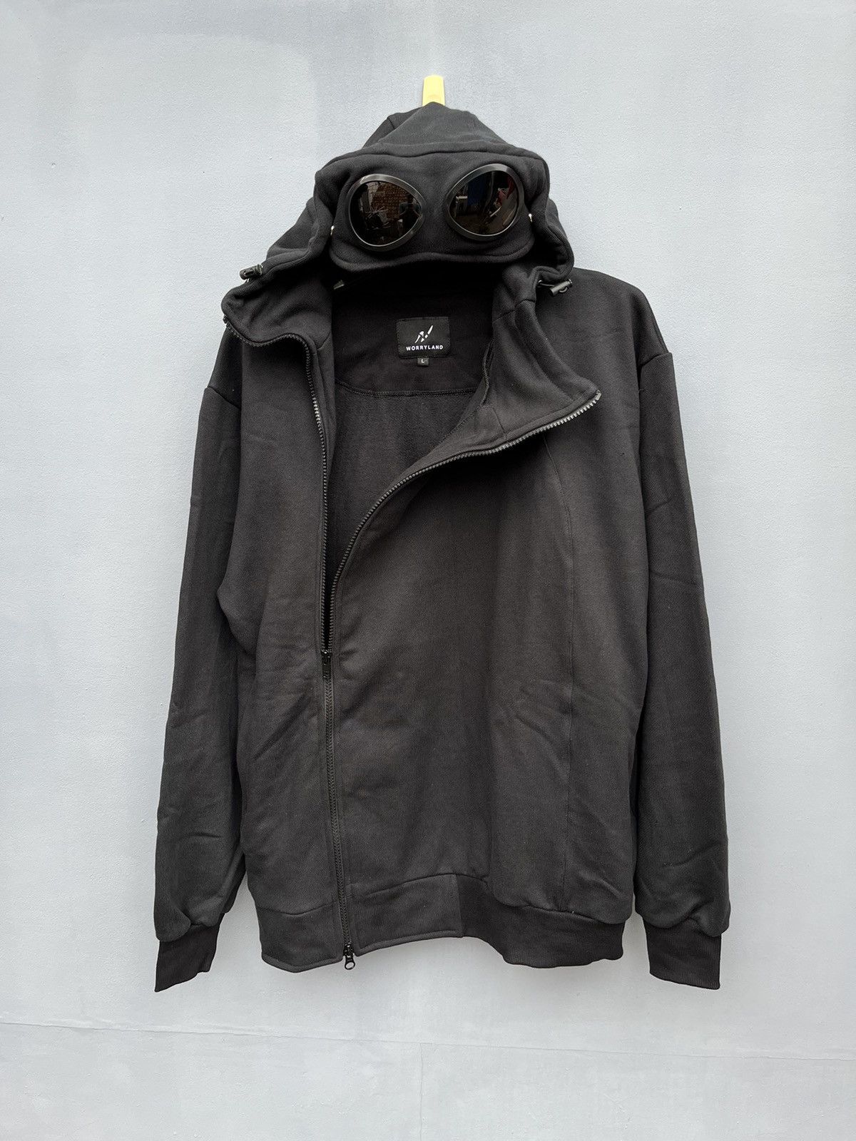 Vintage Asymmetric Goggle Jacket by Worryland Look Like CP Company Size US M / EU 48-50 / 2 - 2 Thumbnail