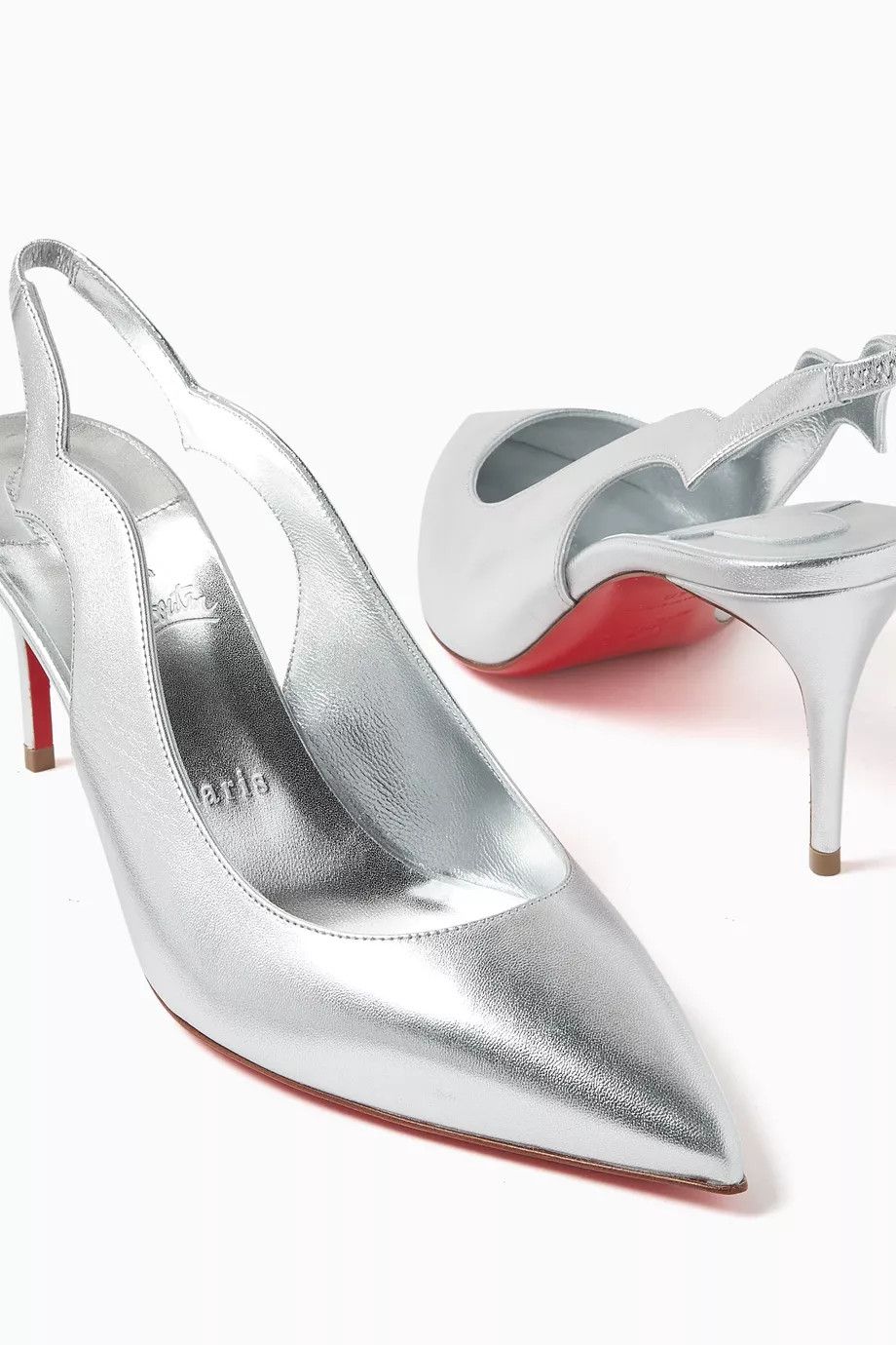 Christian Louboutin o1w1db10425 Pumps in Silver Size US 12 / IT 42 - 3 Thumbnail