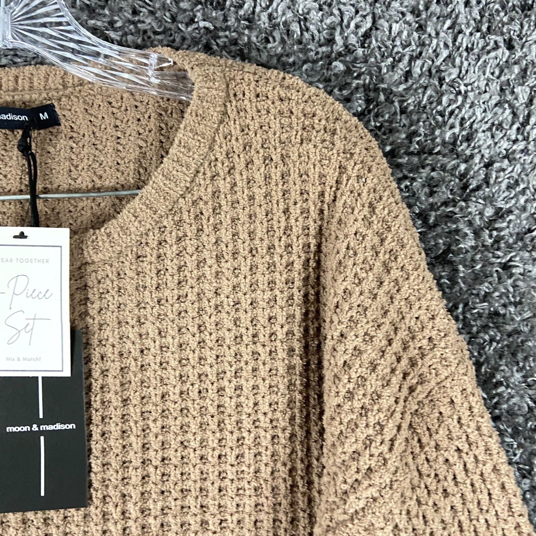 Madison VINTAGE Moon & Madison Sweater Women’s M Pullover Brown Moon Women Size M / US 6-8 / IT 42-44 - 4 Thumbnail