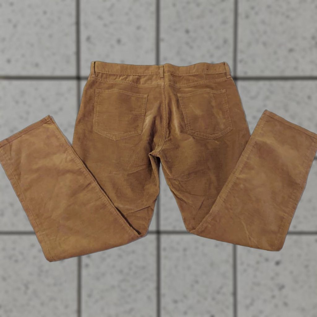 J.Crew J.CREW Jeans Mens 36x30 Corduroy Straight Slim Khaki Brown 38x30 Inseam 30 Distressed? Size US 36 / EU 52 - 1 Thumbnail