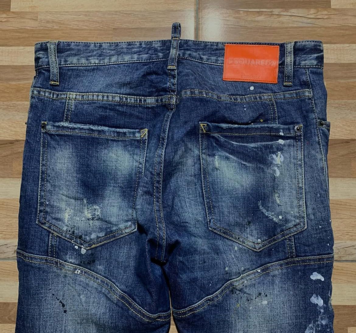 Dsquared2 2000s Dsquared Button Fly Biker Wash Jeans Pants Size US 34 / EU 50 - 4 Thumbnail
