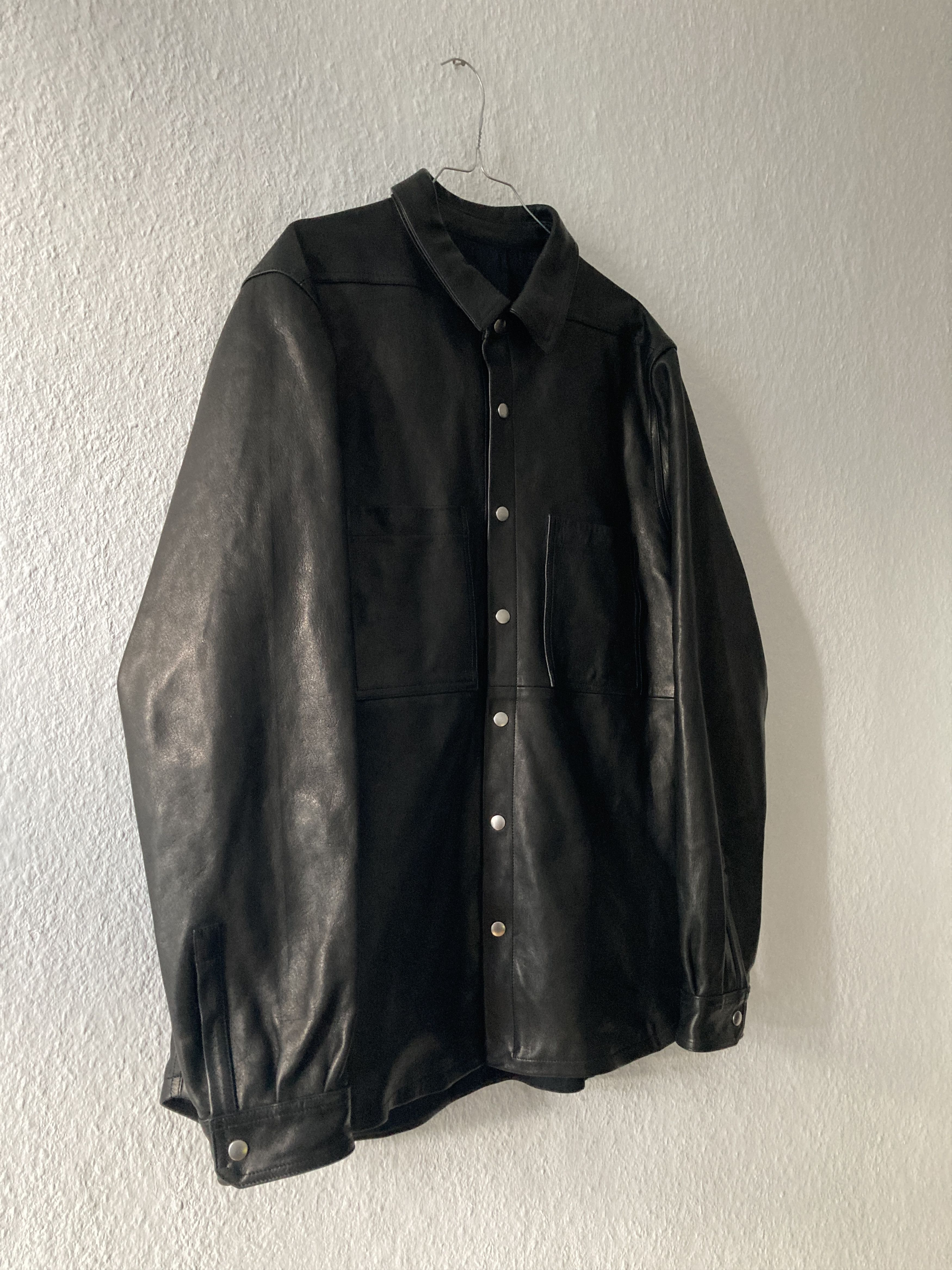 Rick Owens F/W 25 "CONCORDIANS" Lamb Leather Shirt Jacket Rick Owens 54 Size US L / EU 52-54 / 3 - 5 Thumbnail