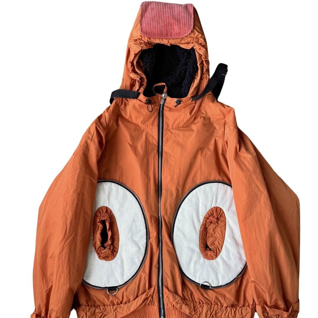 image of Craig Green Fw22 Orange Packable 2 In 1 Jacket , Men's (Size Medium)