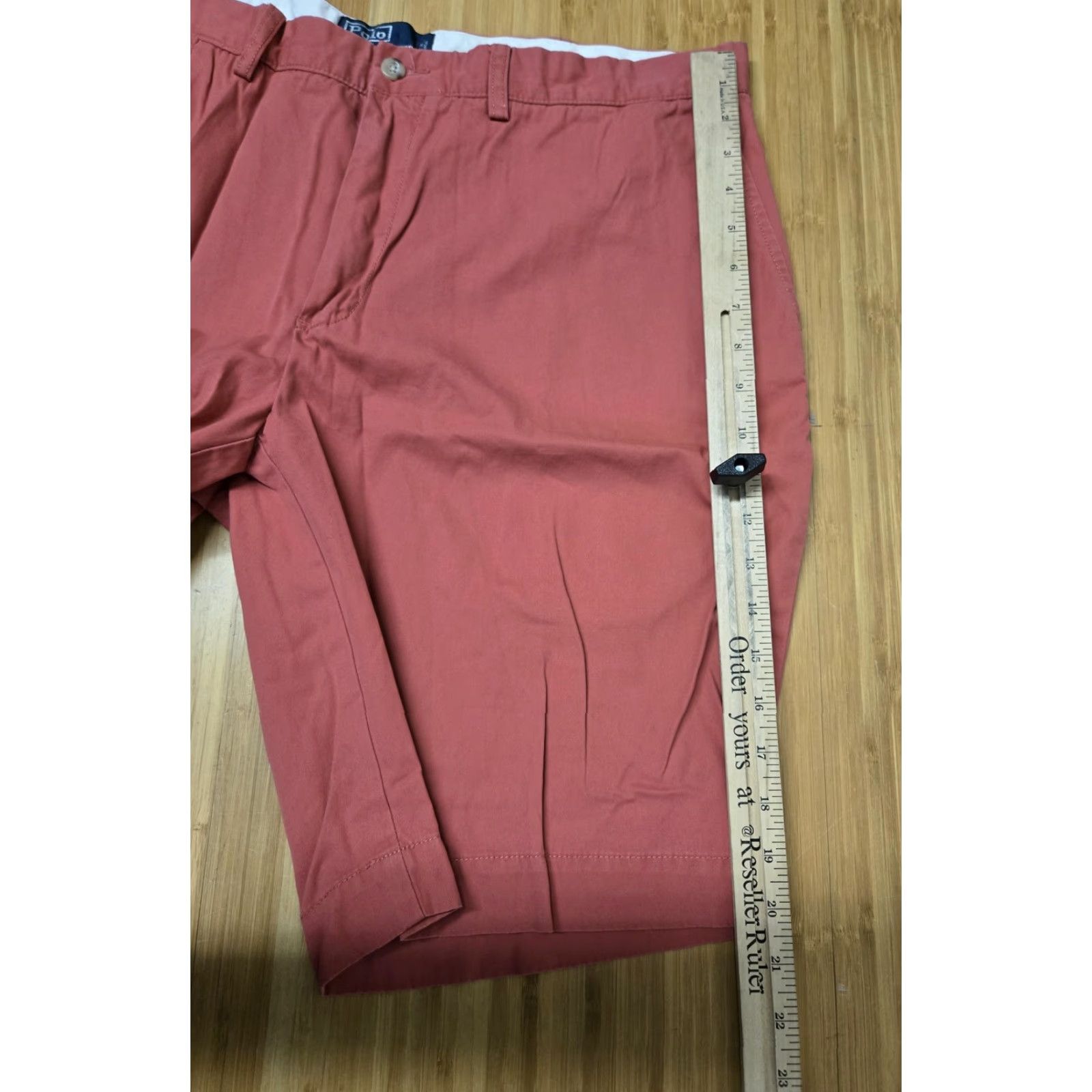 Polo Ralph Lauren Polo Ralph Lauren Shorts Mens 38 Chino Flat Front Salmon Red Pink Cotton Size US M / EU 48-50 / 2 - 6 Thumbnail
