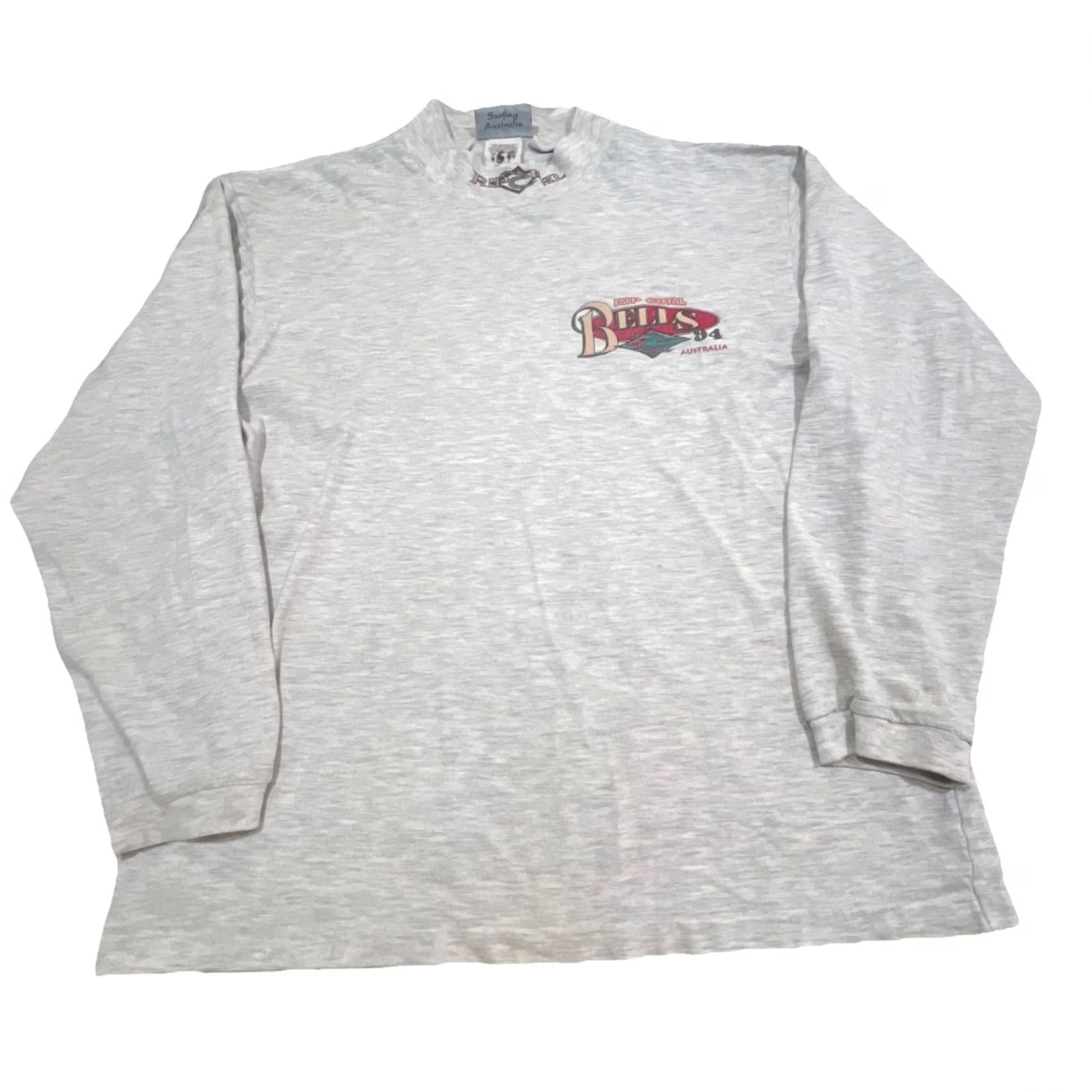 Rip Curl VINTAGE 1994 Rip Curl Bells Australia T Shirt Long Sleeve M Gray Slater Potter Sportswear Graphic Tee Mens Size US M / EU 48-50 / 2 - 3 Thumbnail
