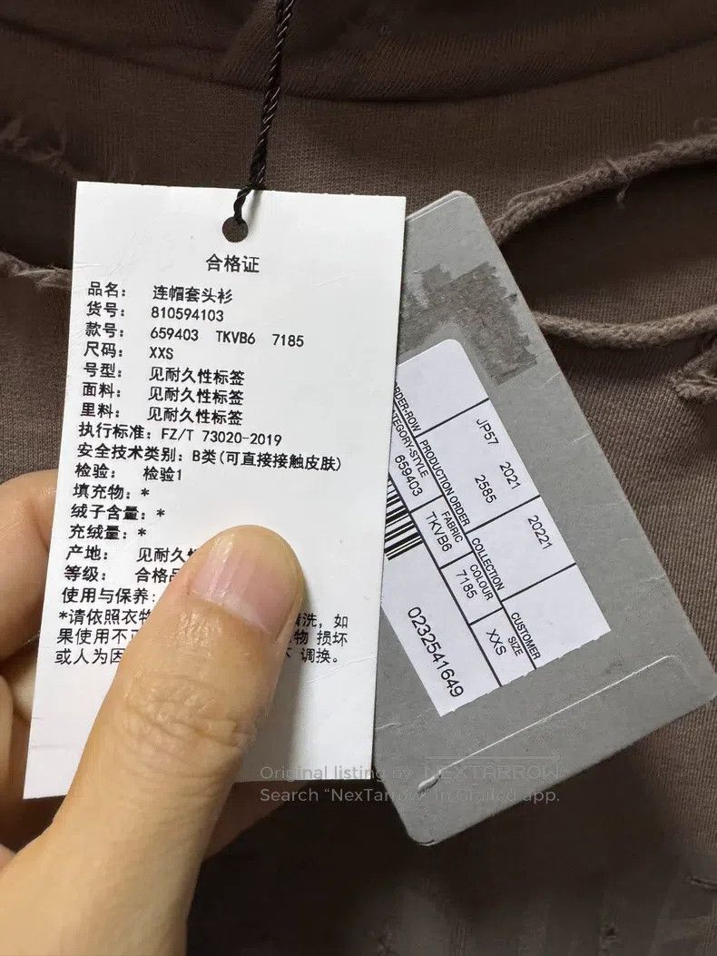 Balenciaga Balenciaga Destruction Hooded Sweatshirt Size US XXS / EU 40 - 3 Thumbnail