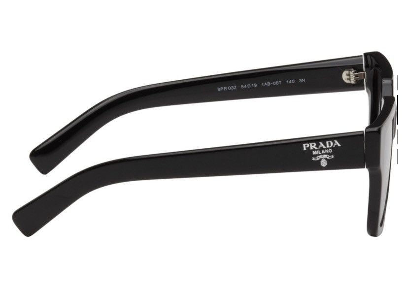 Prada Prada Black Square Sunglasses Size ONE SIZE - 2 Thumbnail