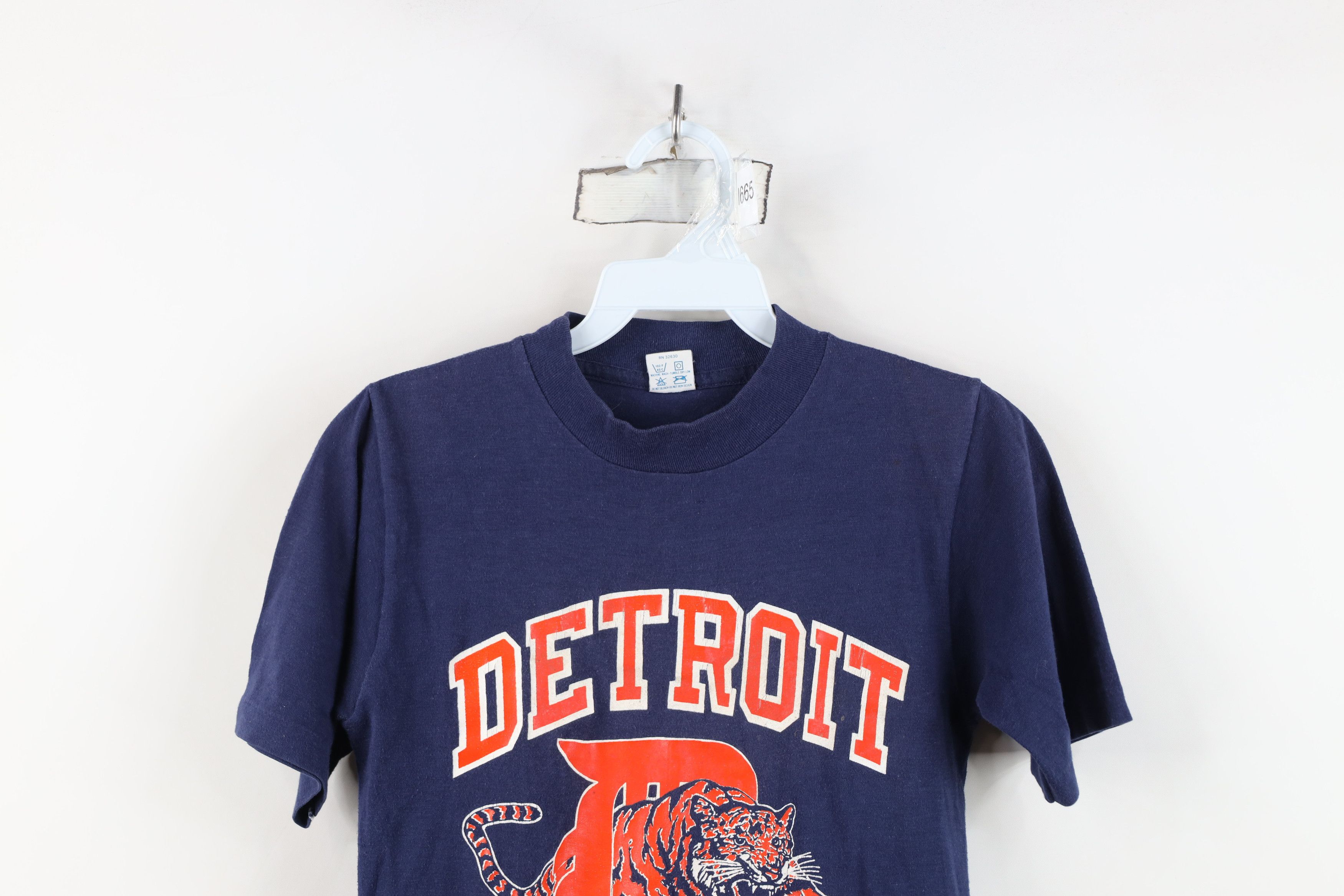 Vintage Vintage 80s Champs Detroit Tigers Baseball T-Shirt USA Size S / US 4 / IT 40 - 2 Thumbnail