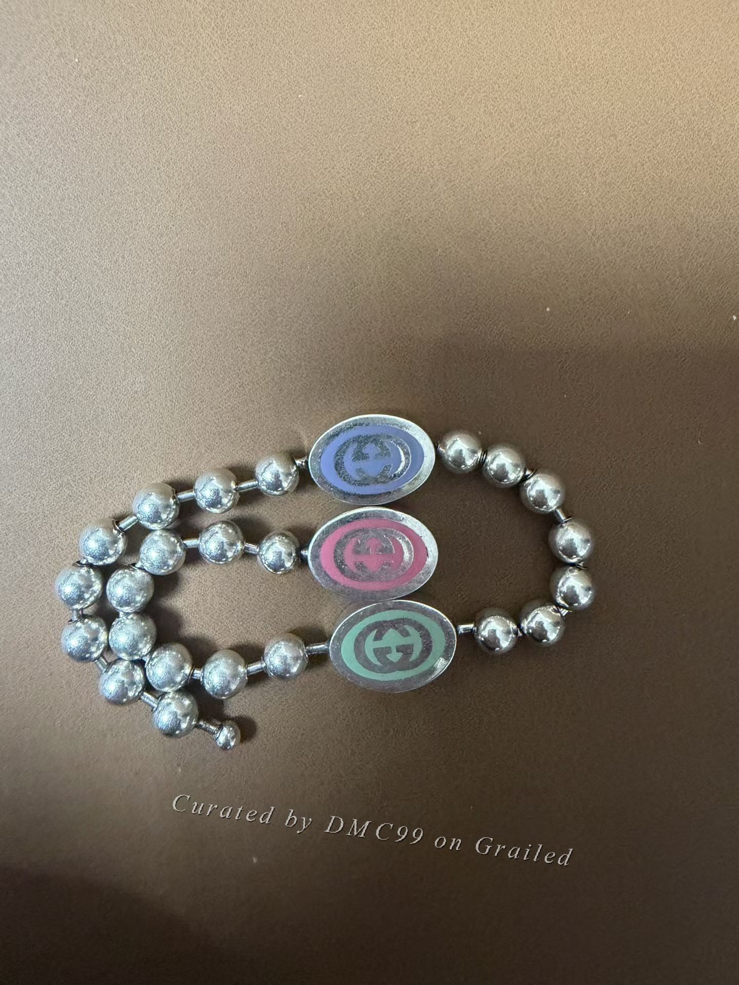 Gucci Gucci Three-Color Beaded Bracelet Size ONE SIZE - 1 Thumbnail
