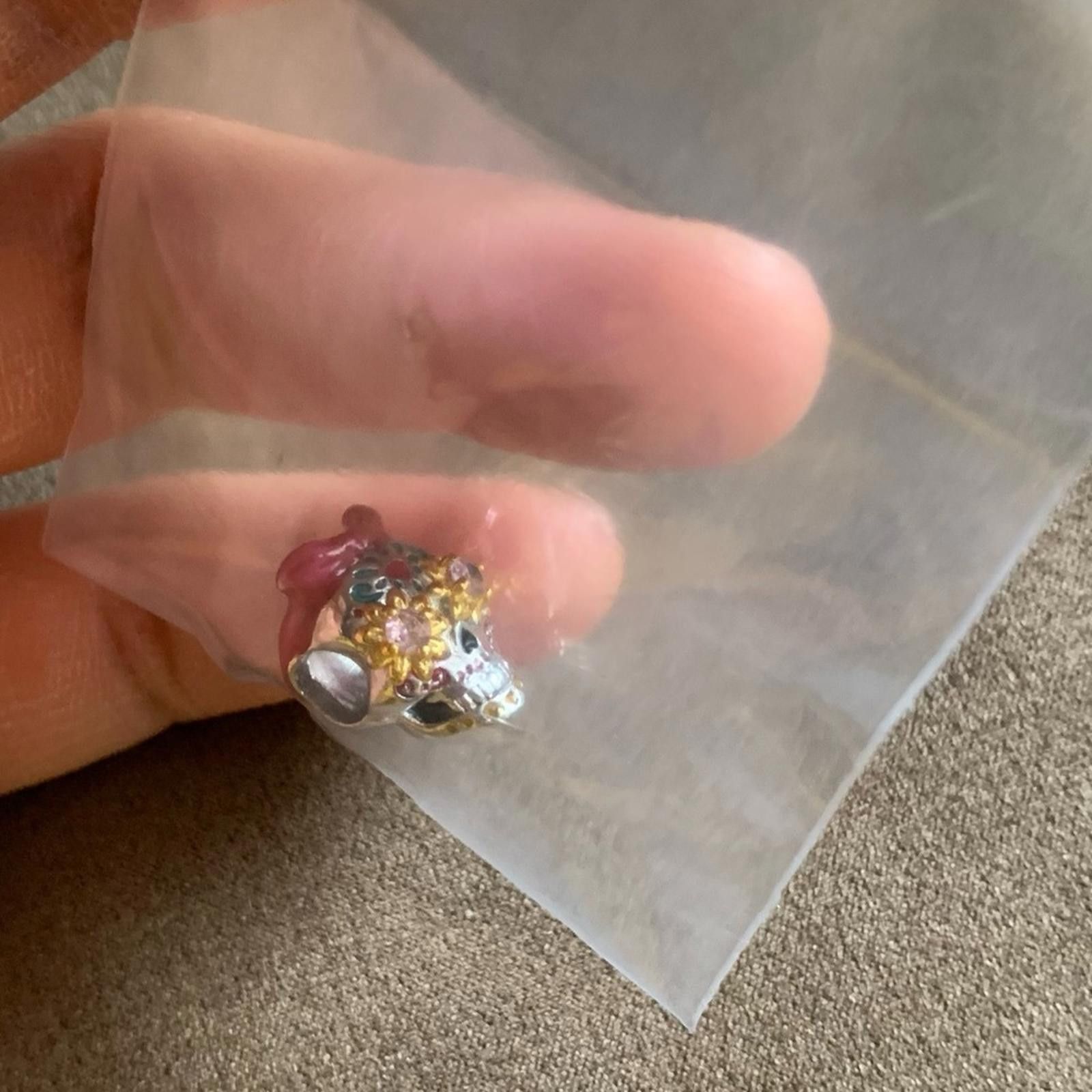 Other NWOT Glow-in-the-Dark Barbie Skull Charm Sterling Silver 925 Size ONE SIZE - 2 Thumbnail
