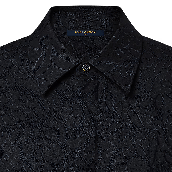 Louis Vuitton Silk Blend Long-Sleeved Shirt - 39 L Size 40S - 3 Thumbnail