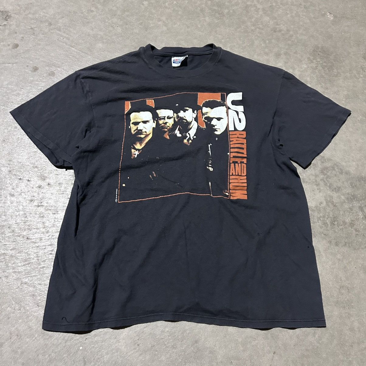 Band Tees Vintage 80s U2 battle and hum band tee shirt Size US L / EU 52-54 / 3 - 1 Thumbnail