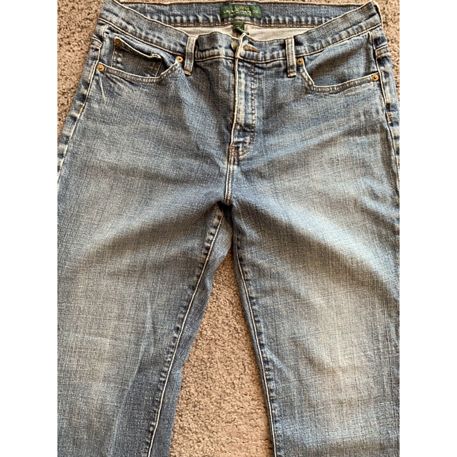 CO Ralph Lauren Jeans Co Womans Classic Straight Sz 14 Inseam 30 Size 36" / US 14 / IT 50 - 6 Thumbnail