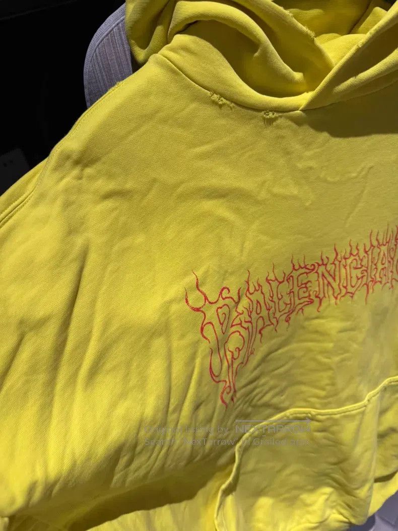 Balenciaga Balenciaga Hooded Sweatshirt Size US M / EU 48-50 / 2 - 2 Thumbnail
