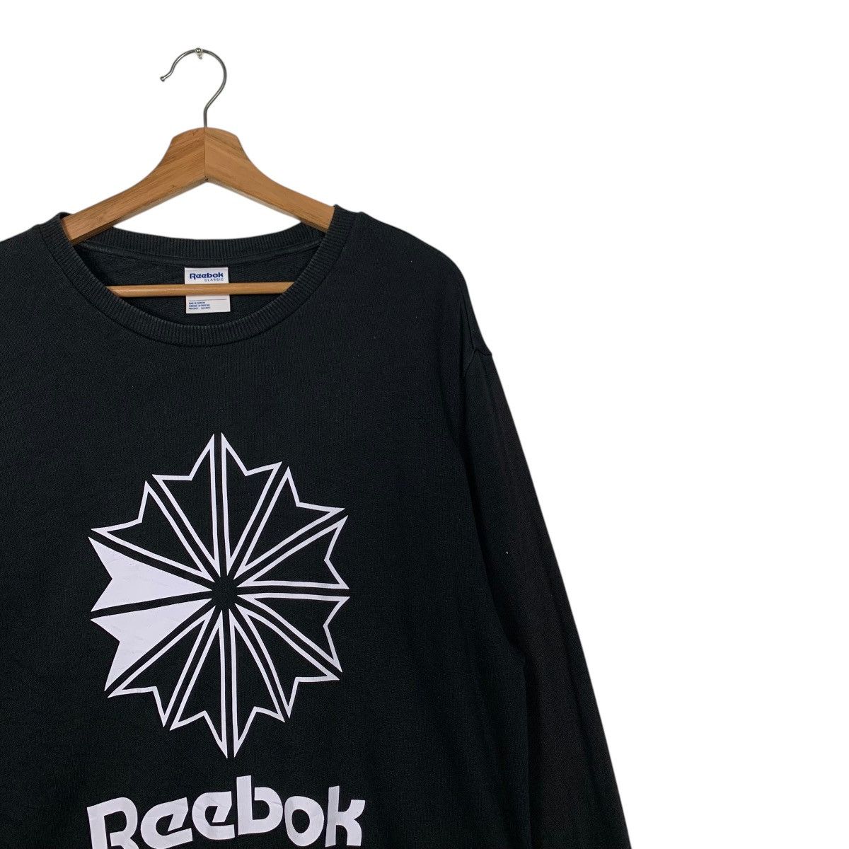Reebok REEBOK Big Logo Crewneck Sweatshirt #1633-C73 Size US M / EU 48-50 / 2 - 5 Thumbnail