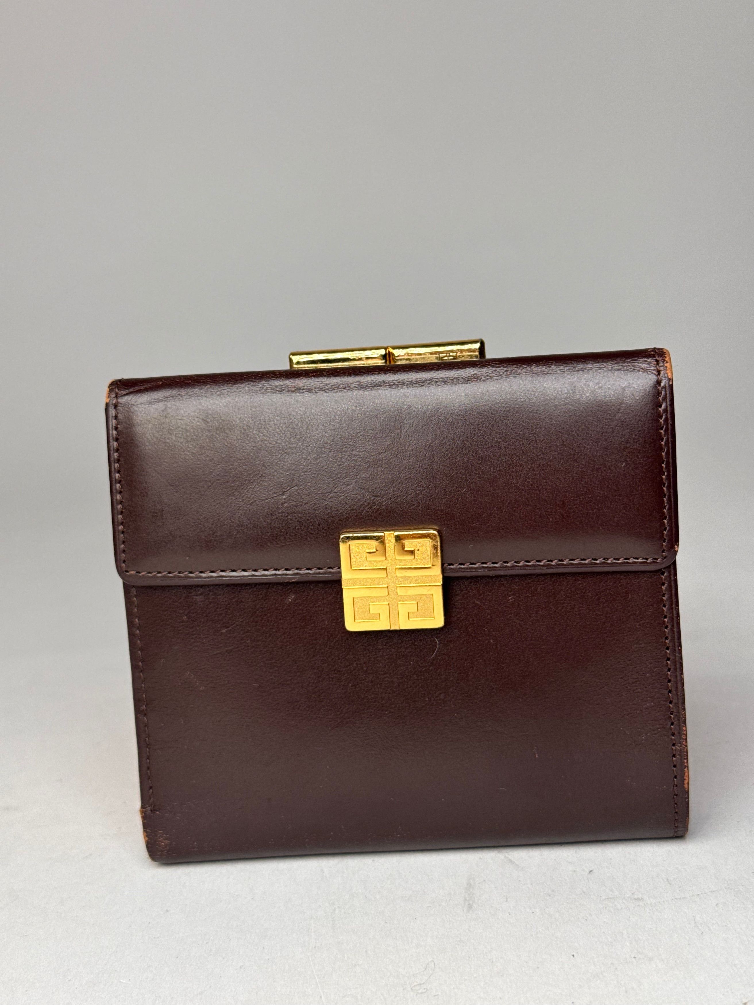 Givenchy Vintage Patent Leather Wallet Brown Size ONE SIZE - 1 Thumbnail