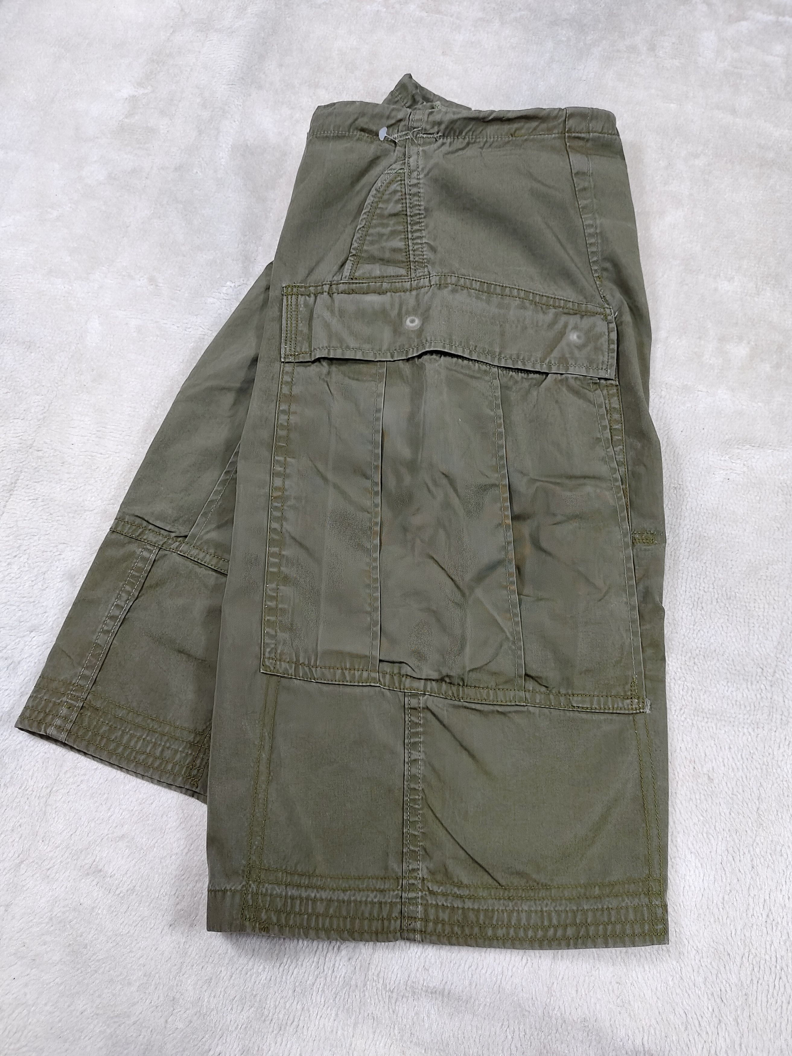 Seditionaries 🔥Rare Cockscomb Y2K Tactical Rebuild Army Asymmetric Skirt Size 29" - 8 Thumbnail