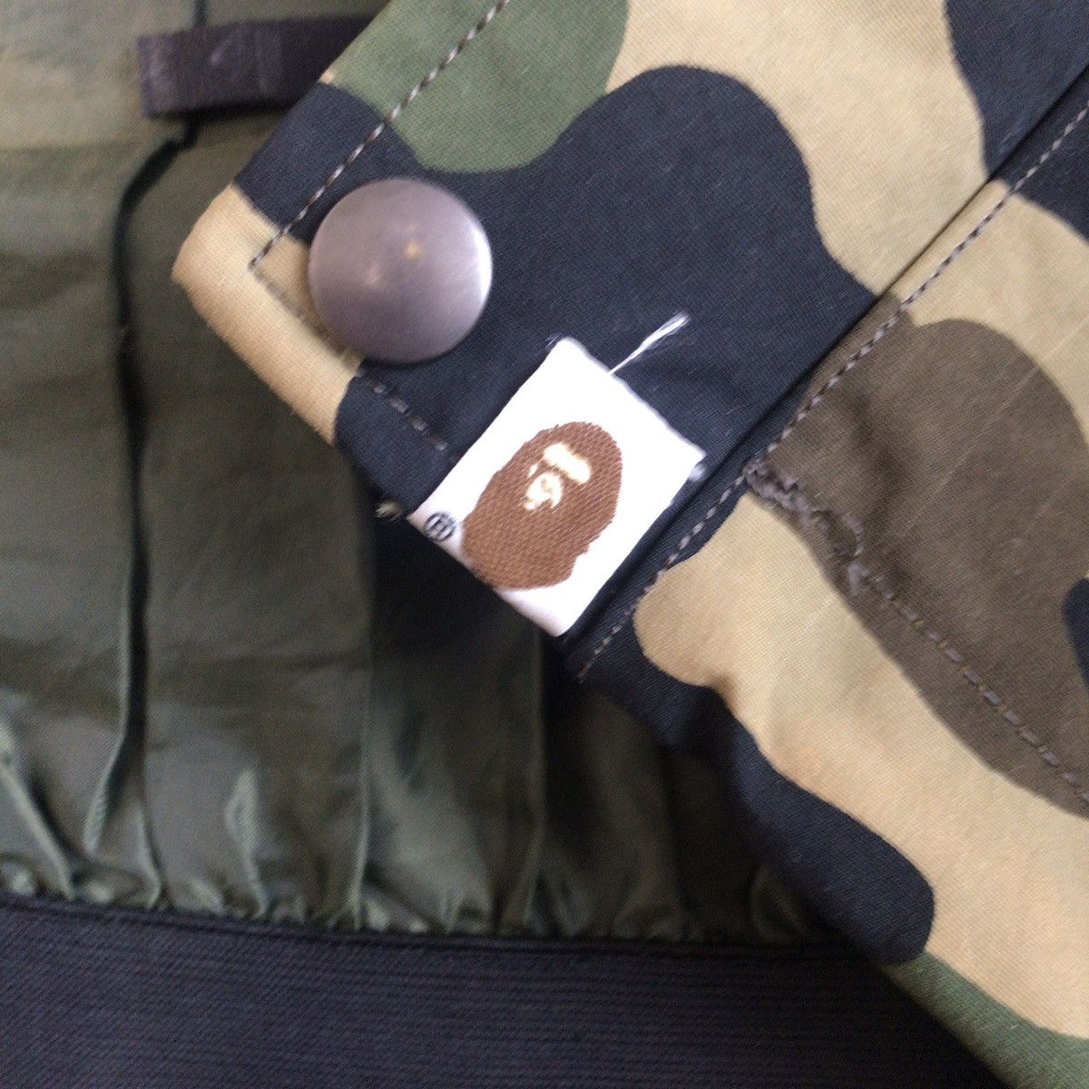 Bape Old BAPE 1996 Snowboard Jacket – Green Camo Size US L / EU 52-54 / 3 - 5 Thumbnail