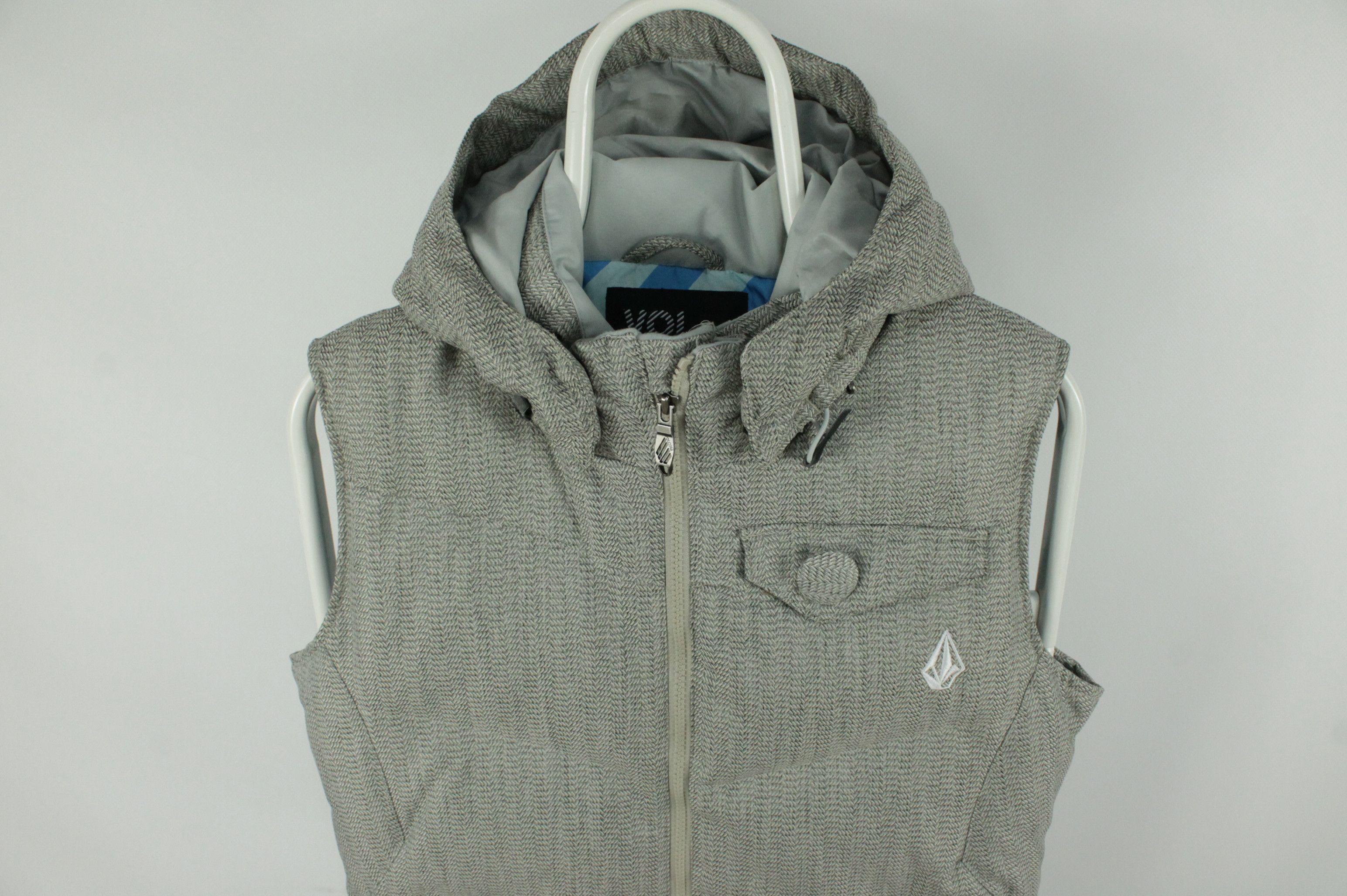 Volcom VOLCOM Hanayaka Hooded Down Puffer Vest Jacket Women's Size M / US 6-8 / IT 42-44 - 2 Thumbnail