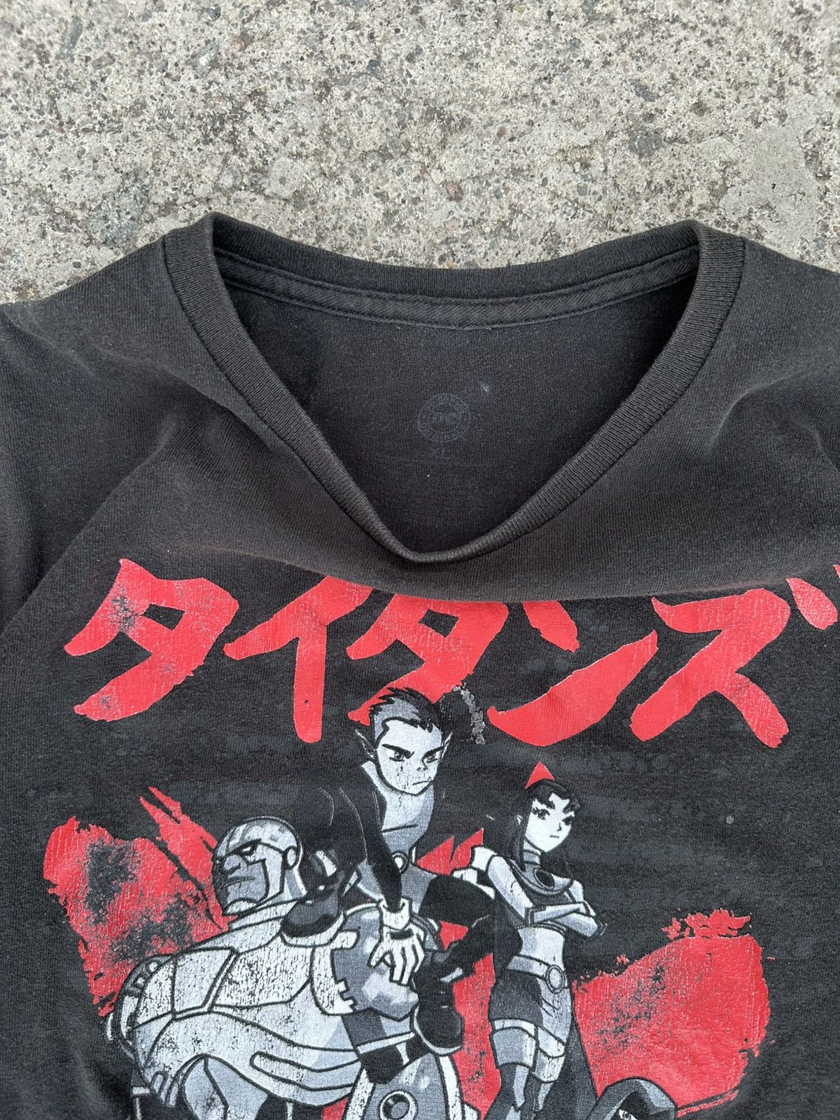 DC Comics T-Shirt Teen Titans Japanese Logo Size US XL / EU 56 / 4 - 3 Thumbnail