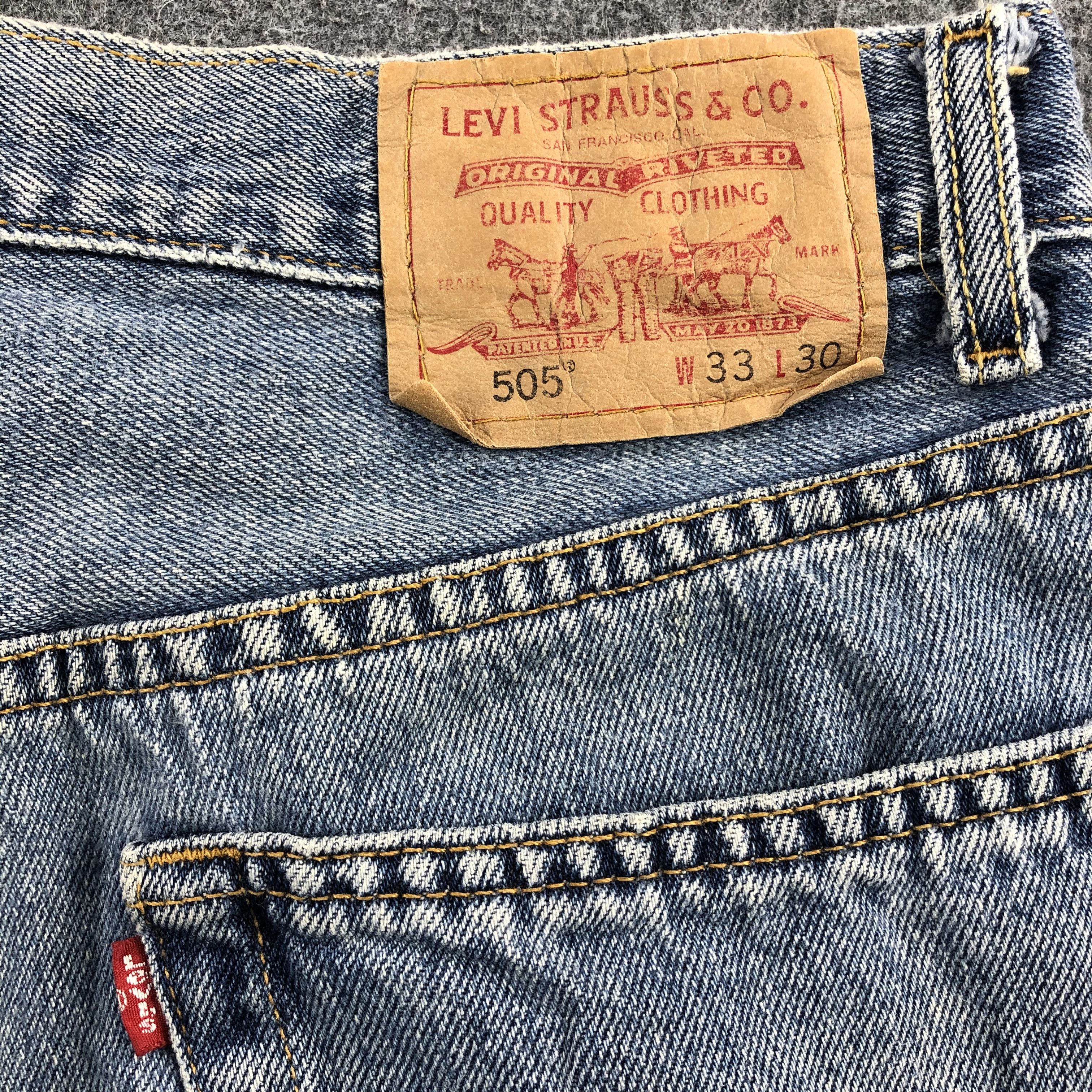 Levi's × Vintage Vintage Blue Wash Levis 505 Jeans-JM1230 Size US 32 / EU 48 - 6 Thumbnail