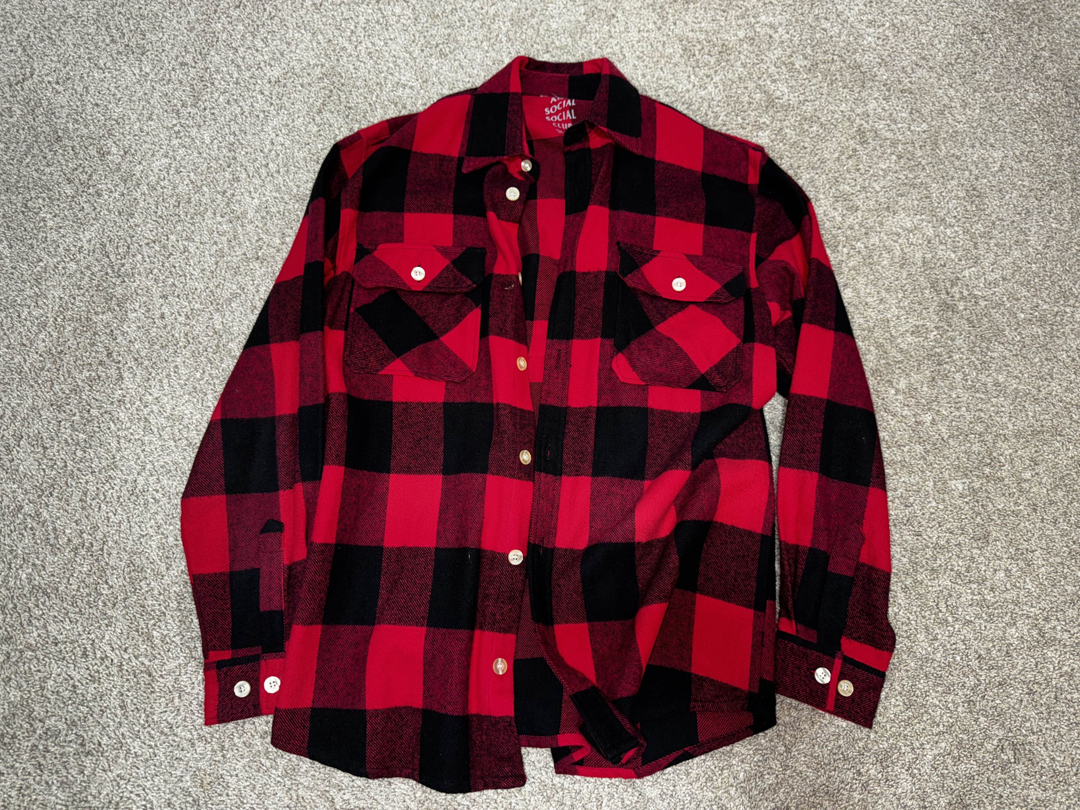 Anti Social Social Club Anti Social Social Club No Expectations Flannel Size US M / EU 48-50 / 2 - 3 Thumbnail