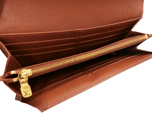 Louis Vuitton Louis Vuitton Sarah Monogram Leather Brown Wallet Size ONE SIZE - 6 Thumbnail