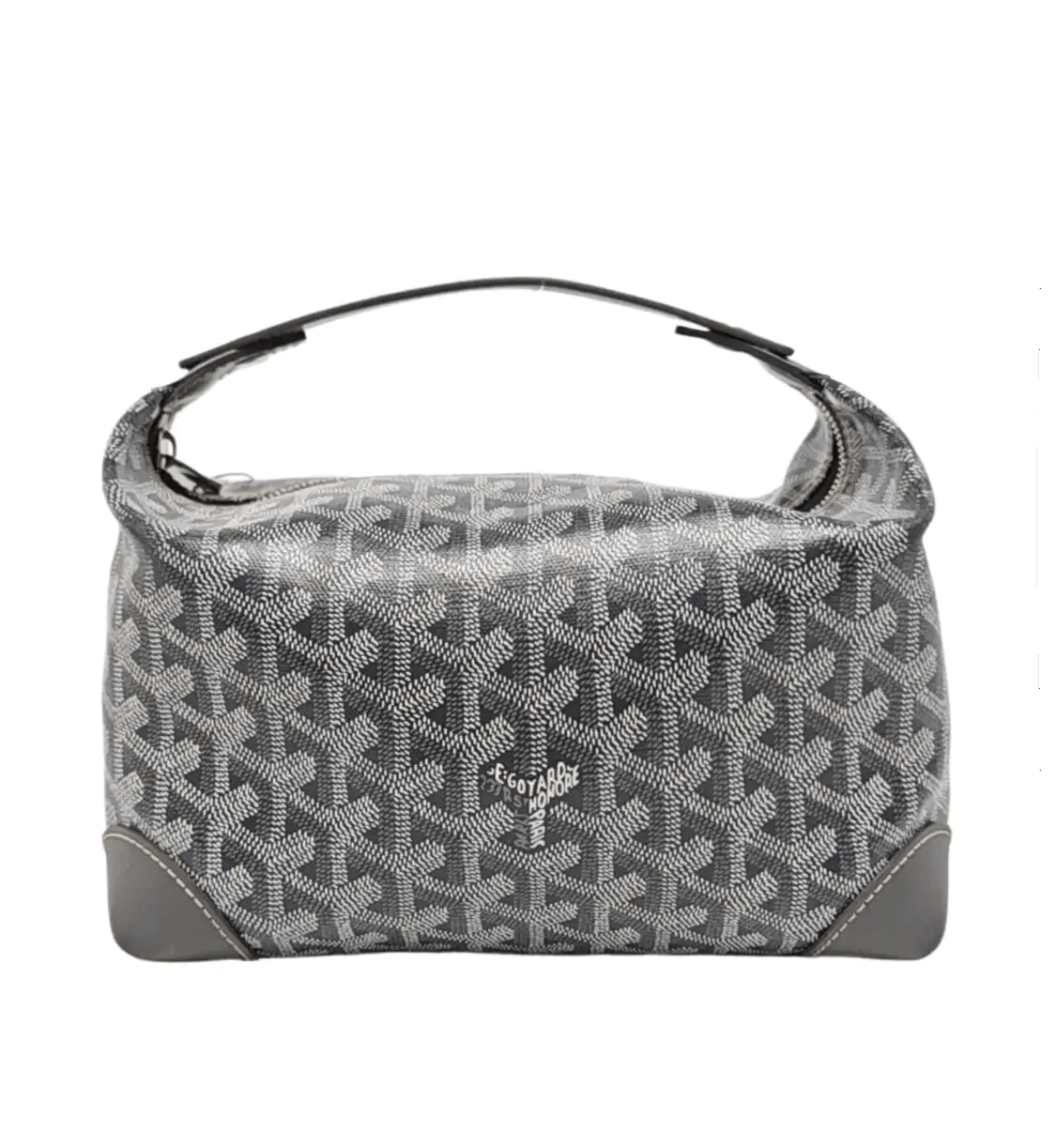 Goyard GOYARD Vendme grey coated canvas print handbag silver hardware Size ONE SIZE - 1 Thumbnail