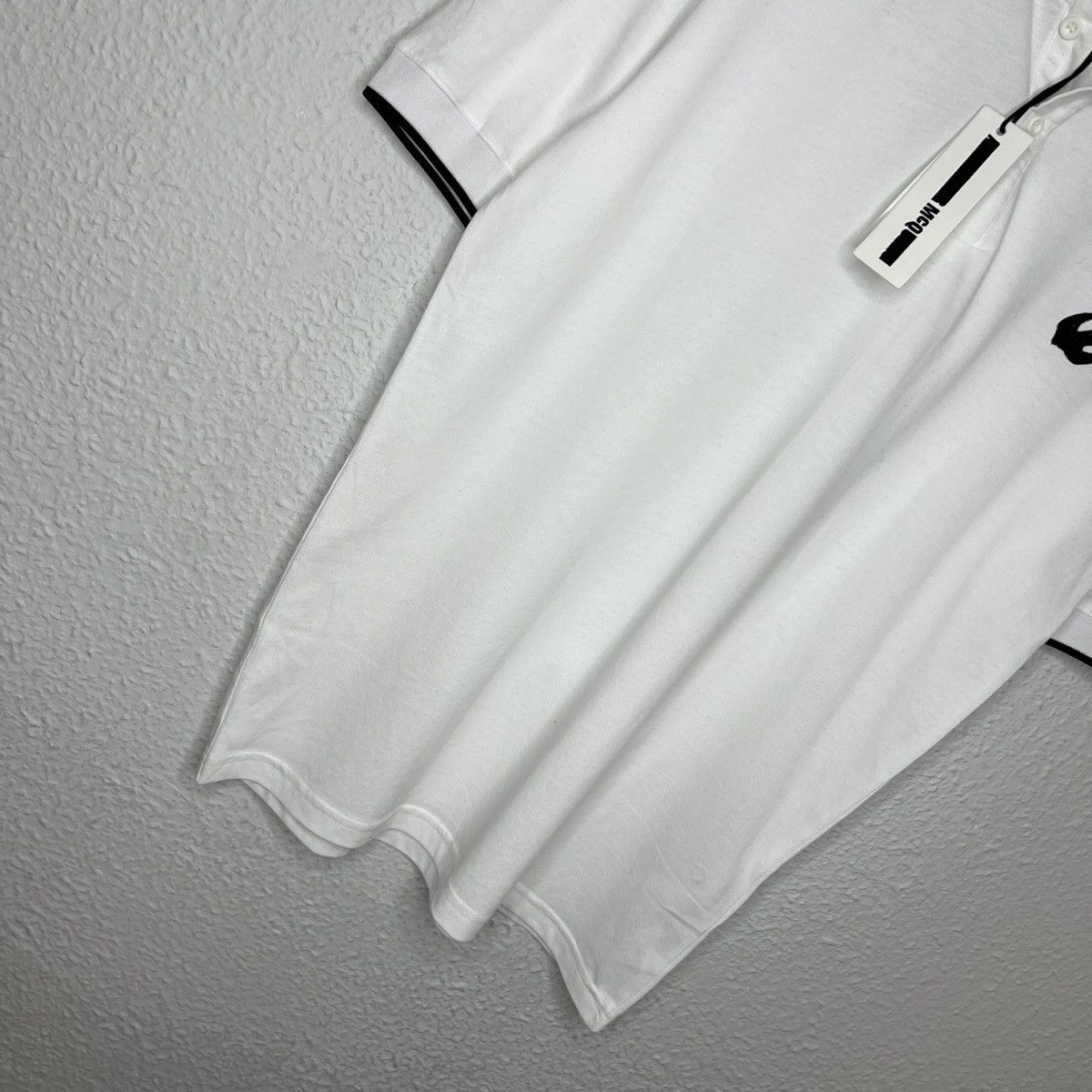 Alexander McQueen × MCQ Alexander Mcqueen MCQ Polo Tshirt Tee White Drill Y2K Hype Size US L / EU 52-54 / 3 - 2 Thumbnail