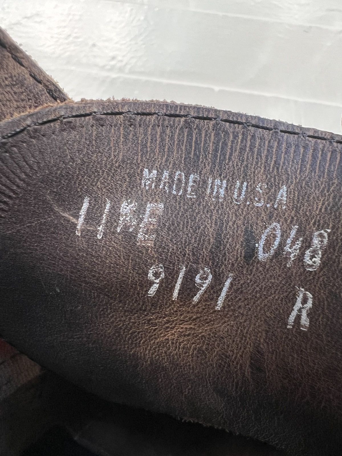 Red Wing Red Wing boots Wabasha 9191 Leather Waxed canvas Made in USA Size US 11.5 / EU 44-45 - 17 Thumbnail