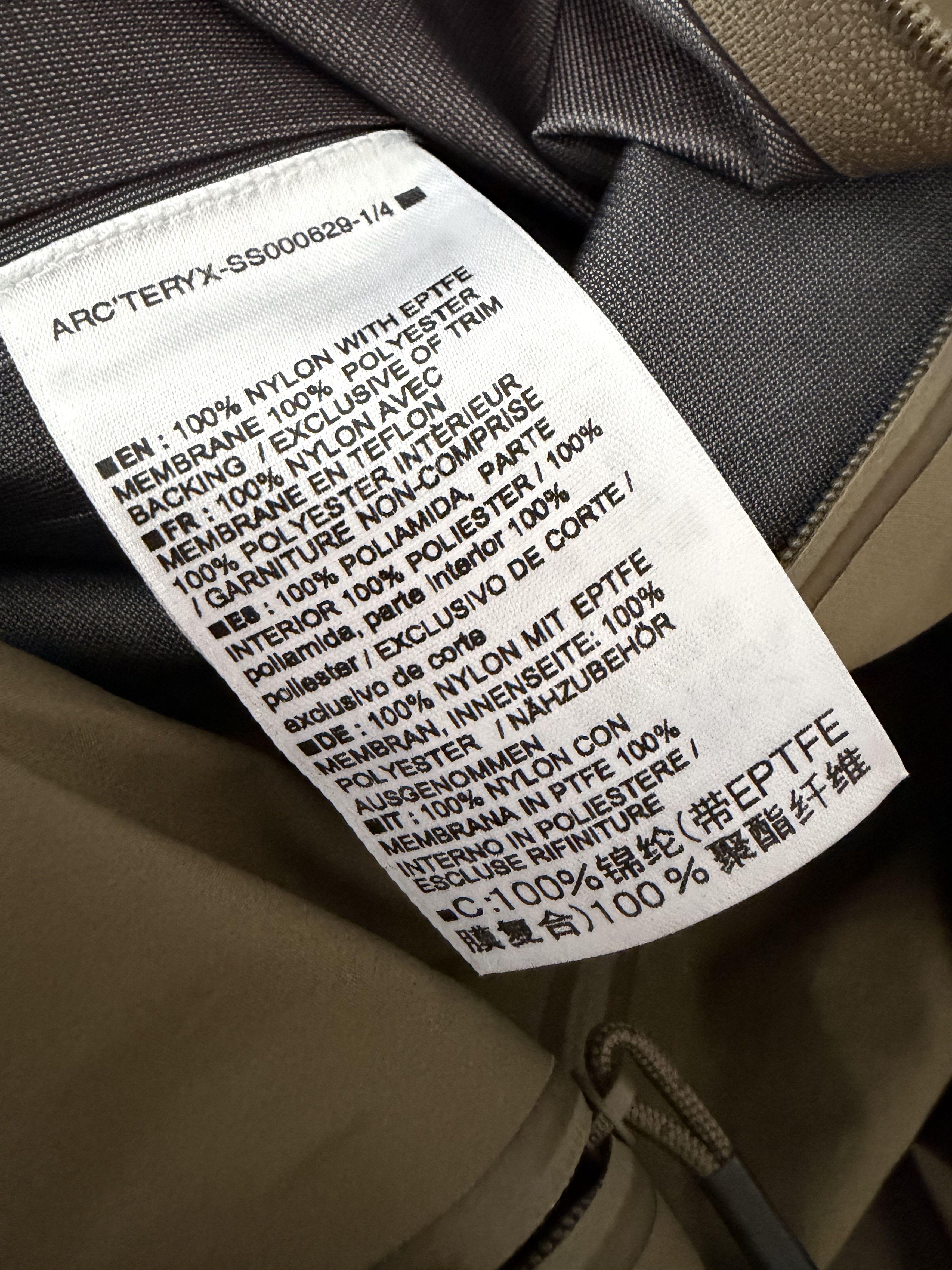 Arc'teryx Alpha LT Jacket Gen 2 Crocodile Size US S / EU 44-46 / 1 - 6 Thumbnail