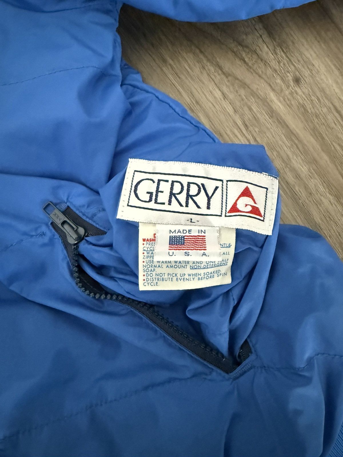 Other Vintage 80s Gerry Down Puffer Reversible Zip Up Jacket Size US L / EU 52-54 / 3 - 7 Thumbnail