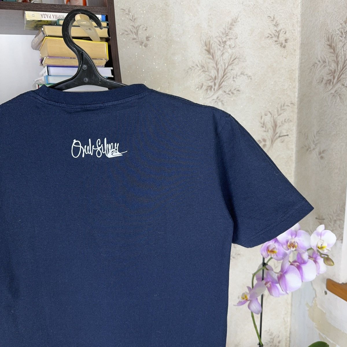 Quiksilver × Vintage Vintage Quiksilver T shirt Surfing Blue Centre Logo L Size US M / EU 48-50 / 2 - 16 Thumbnail