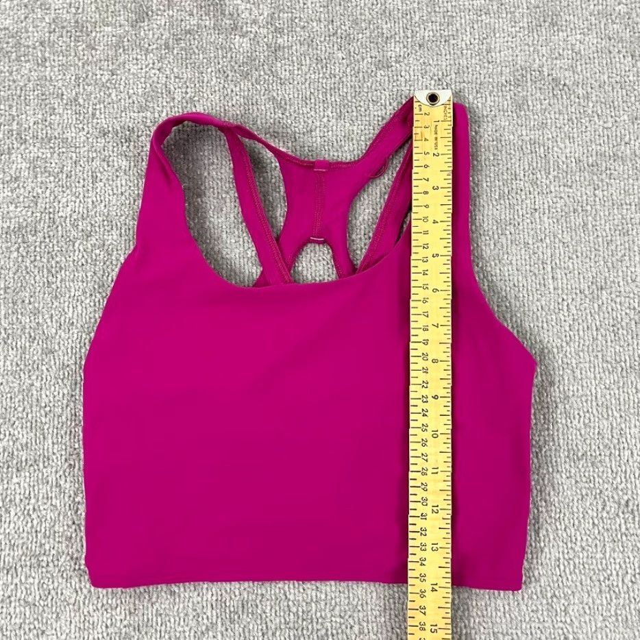 Lululemon Lululemon Stash It Sports Bra Women Size 6 Pink Medium Support B/C Cups Gym Yoga Size ONE SIZE - 2 Thumbnail