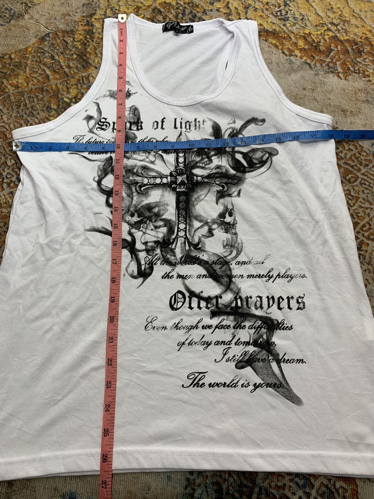 14th Addiction CRAZY POEM SMOKE SKULL GENG BUSTER IFSIXWASNINE LGB STYLE Size US L / EU 52-54 / 3 - 6 Thumbnail