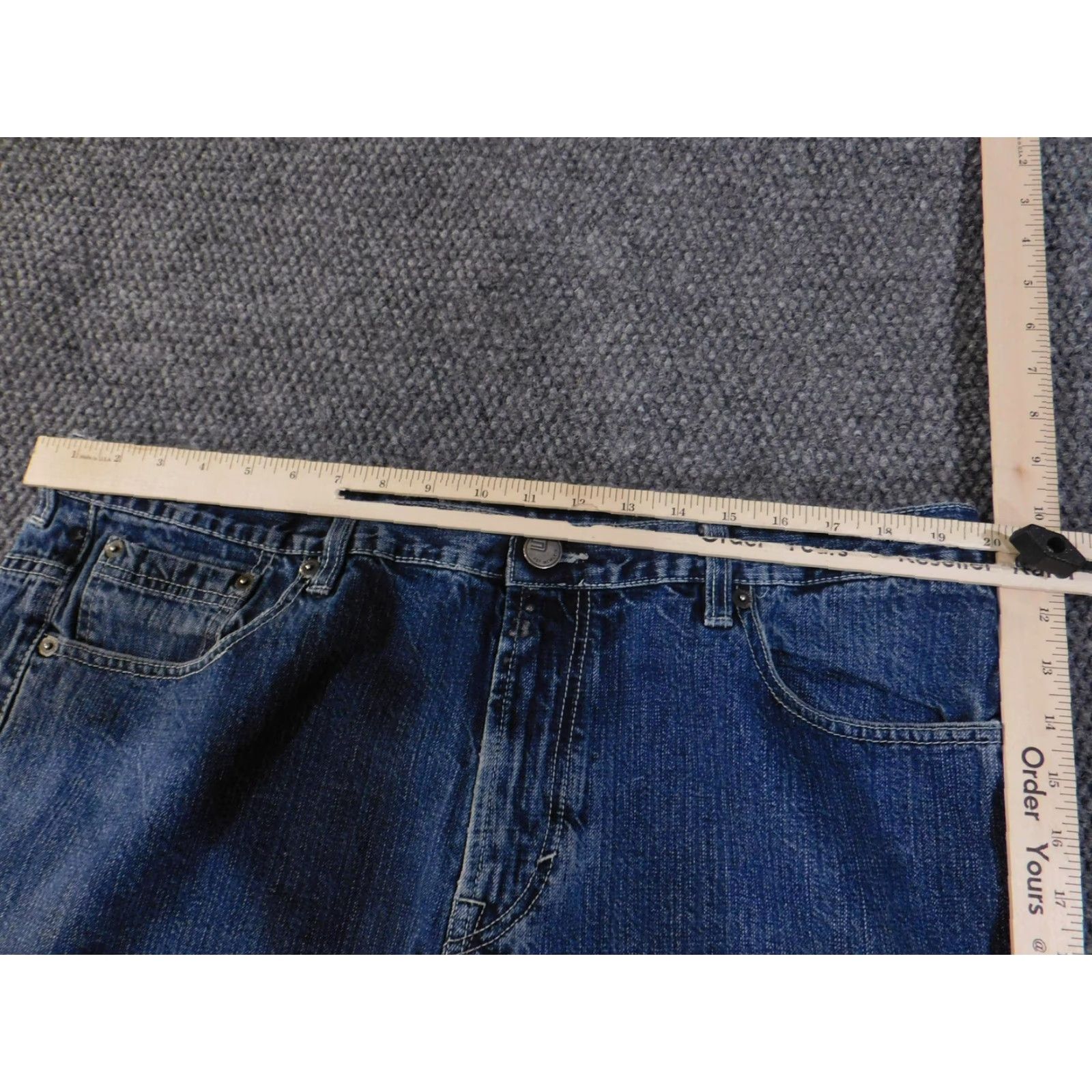 Sean John Sean John Jeans Mens 40 Blue Baggy Fit Straight Leg Denim Classic Hip Hop Style Shirt/Jeans? Size US 40 / EU 56 - 4 Thumbnail