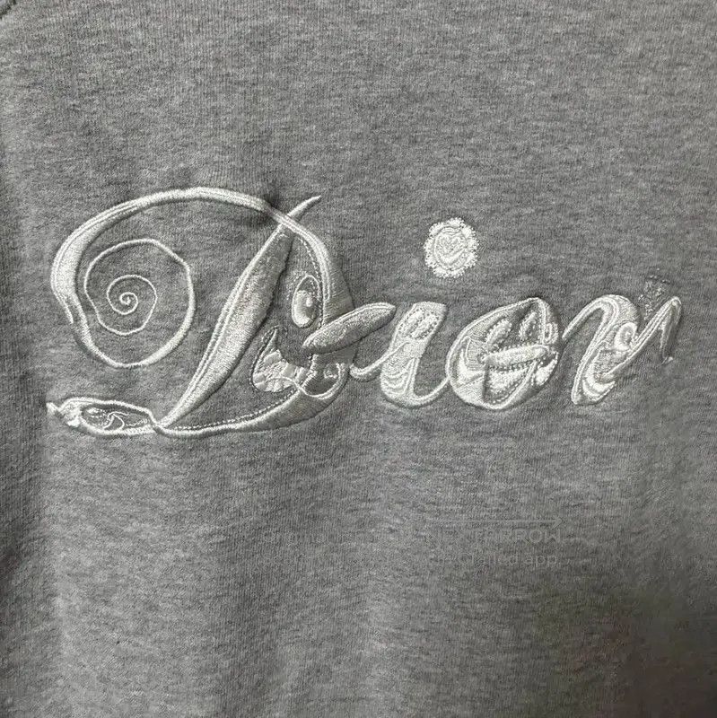 Dior Dior Women's XS Light Gray Cotton Sweatshirt . Size XS / US 0-2 / IT 36-38 - 5 Thumbnail