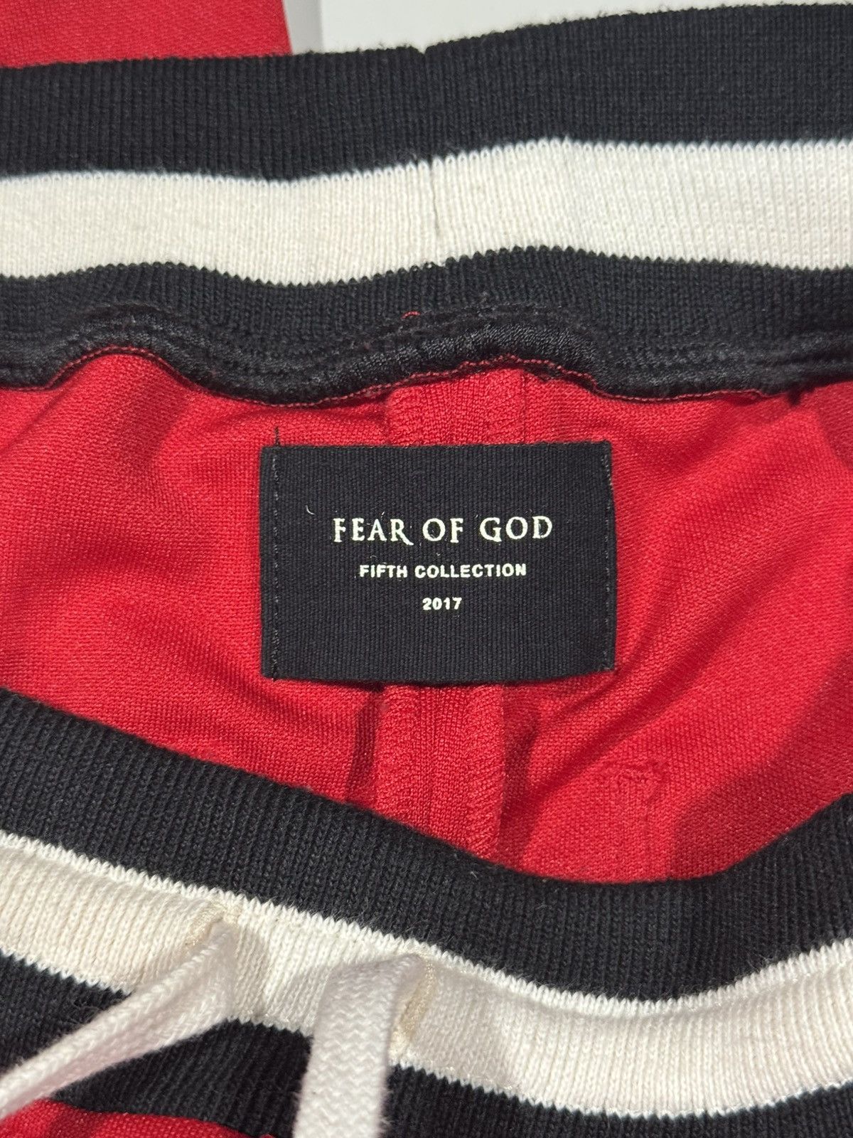 Fear of God Fear of God Fifth Collection 2017 Red Track Pants XL 34x36 Size US 34 / EU 50 - 6 Thumbnail